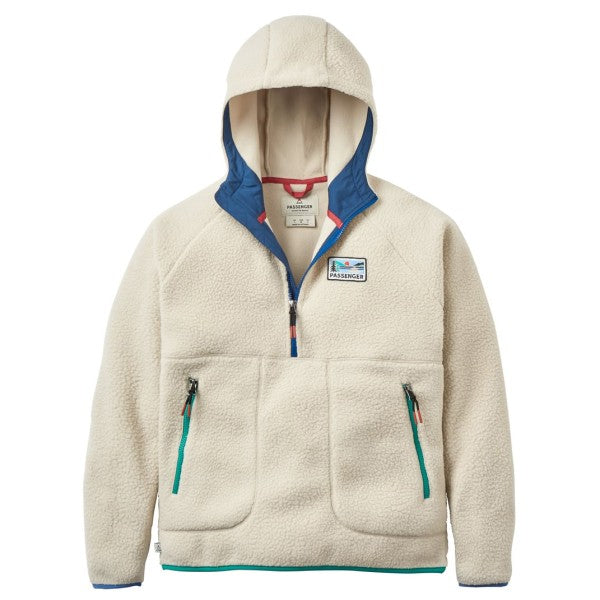 PASSENGER Maine 2.0 1/2 Zip Recycled Sherpa Fleece Fleecejacken & Pullover PASSENGER 5727 Oatmeal L