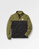 Passenger Set Off Recycled Polar 1/4 Zip Fleece