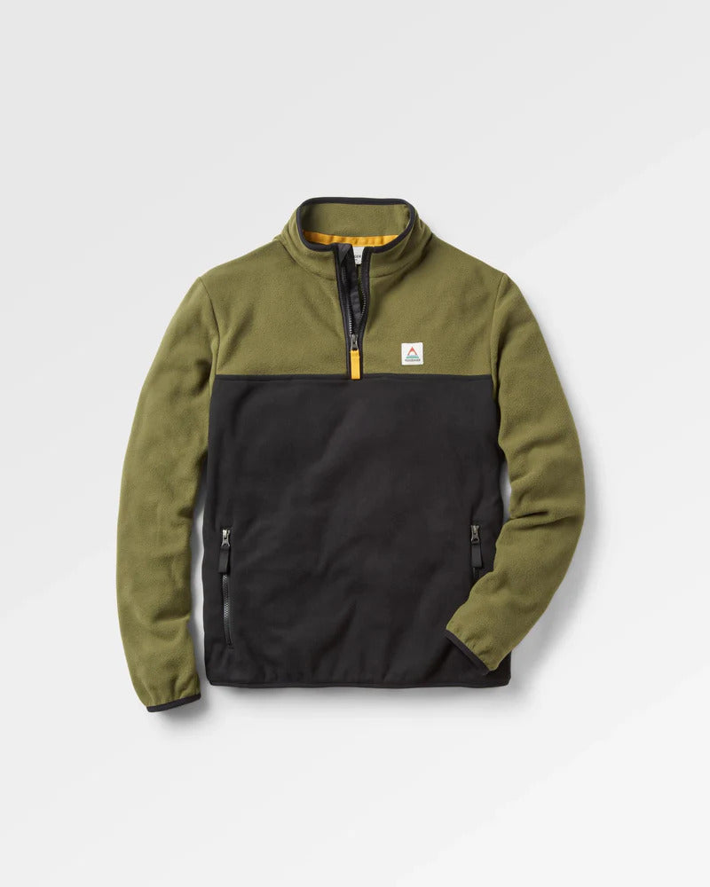 Passenger Set Off Recycled Polar 1/4 Zip Fleece