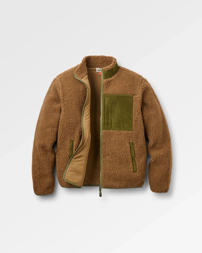 PASSENGER Trekker Recycled Hooded Deep Pile Sherpa Jacket Wanderjacken PASSENGER caramel S