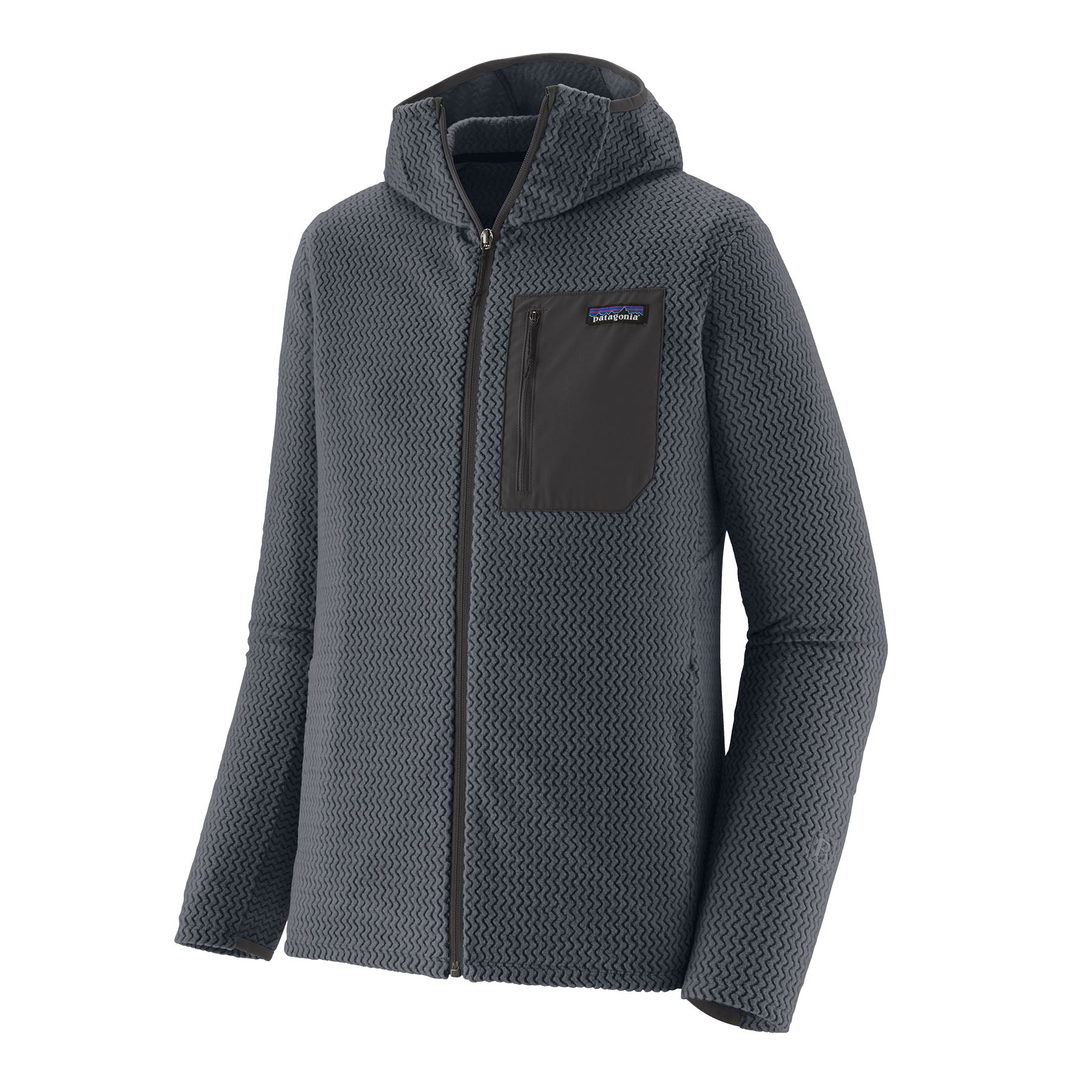 PATAGONIA M'S R1 AIR FULL-ZIP HOODY Fleecejacken & Pullover PATAGONIA Smolder Blue M