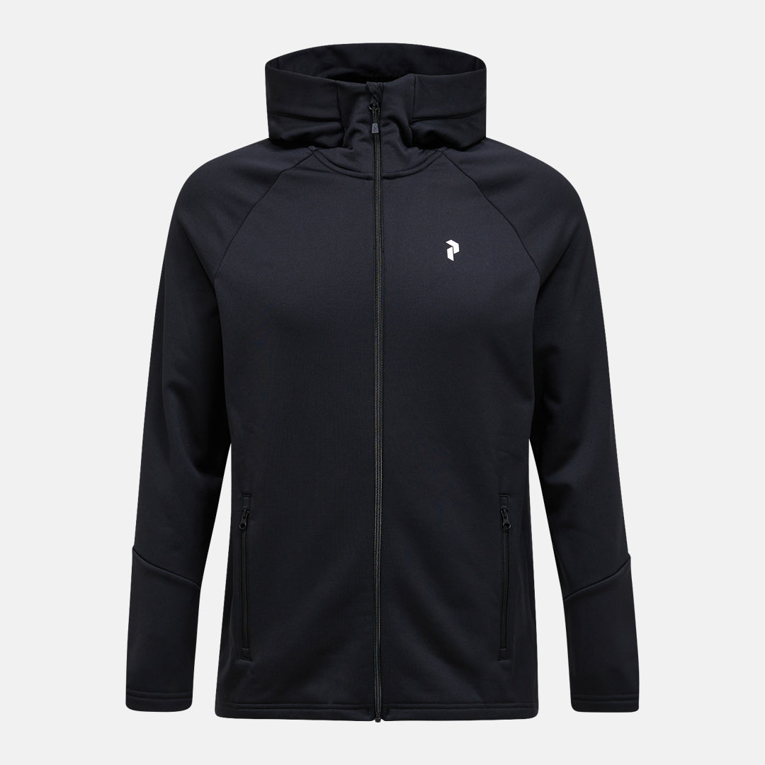 PEAK PERFORMANCE M Rider Essentials Zip Ho-BLACK-BLACK Skifleece PEAK PERFORMANCE