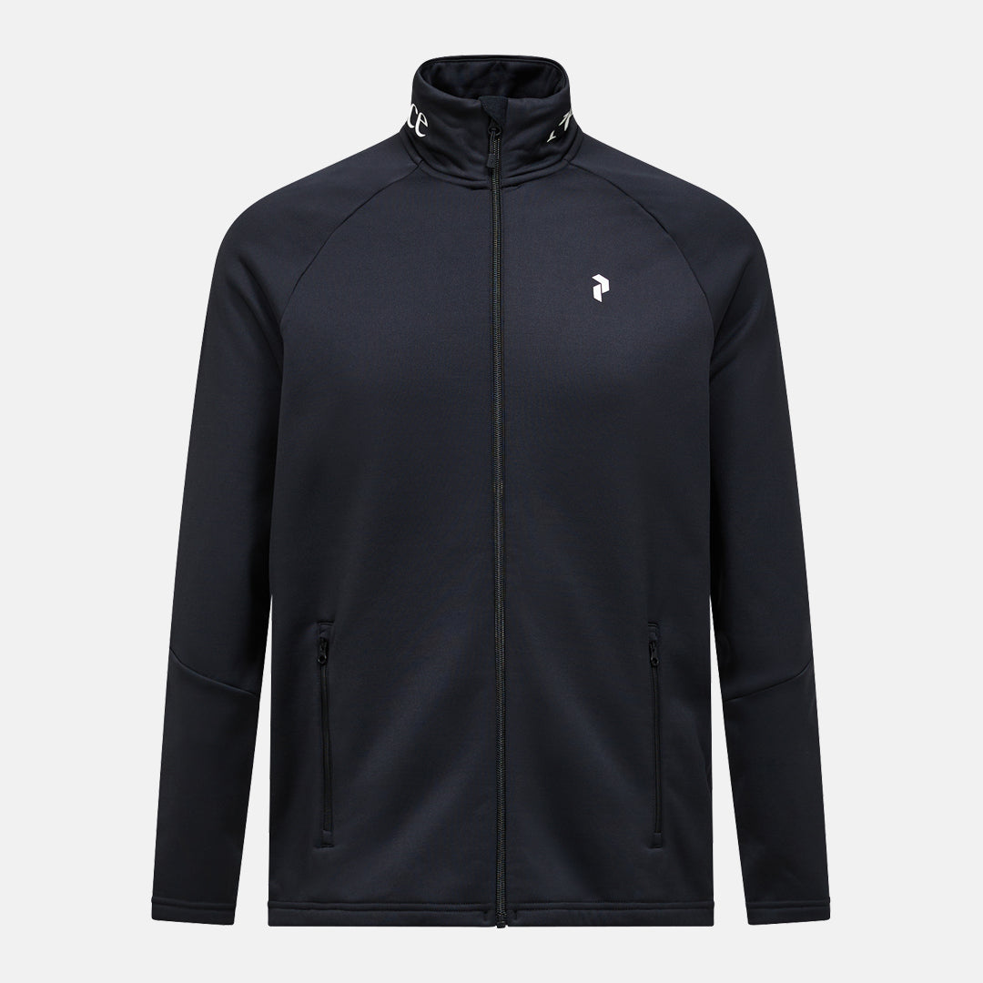 PEAK PERFORMANCE M Rider Essentials Zip Ja-BLACK-BLACK Skifleece PEAK PERFORMANCE