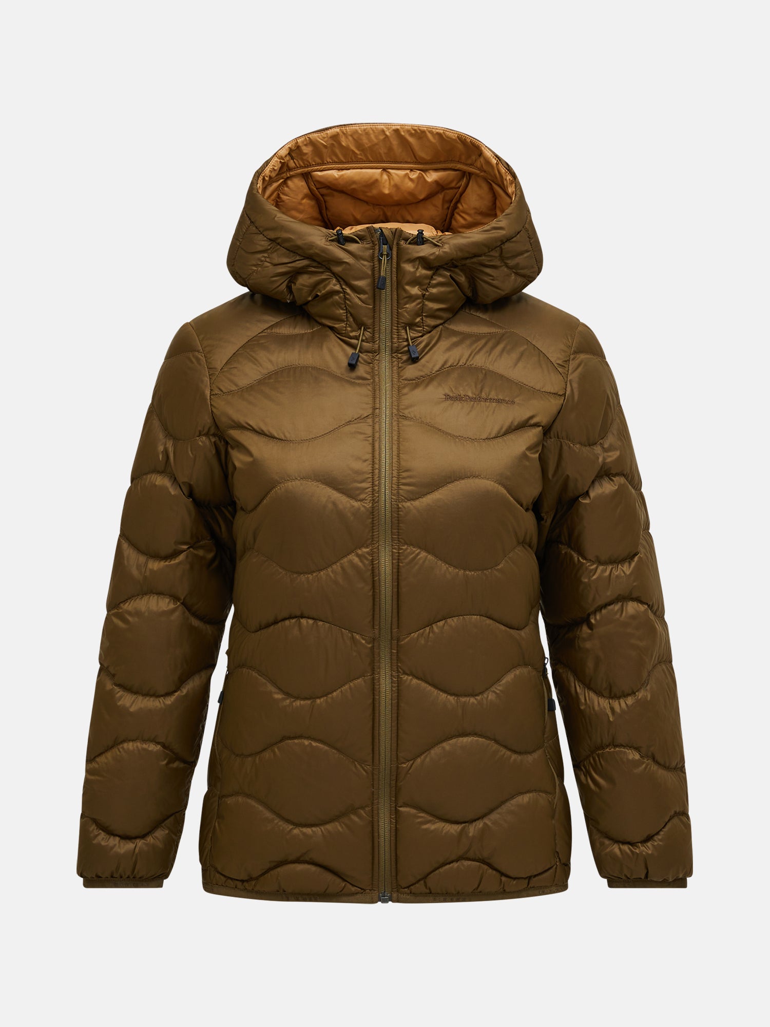 PEAK PERFORMANCE W Helium Down Hood Jacket-Meadow Moss-SI Skijacken PEAK PERFORMANCE 0 S