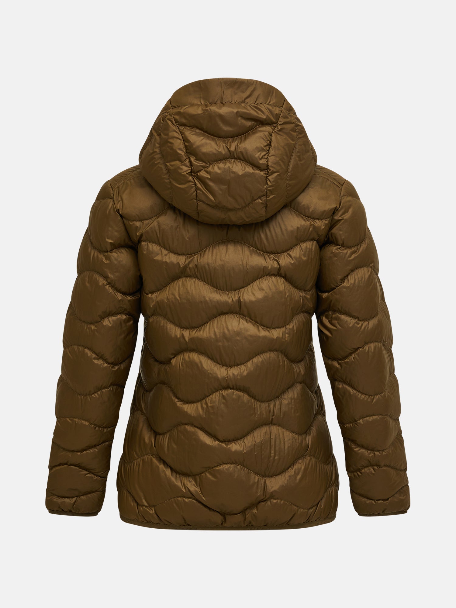 PEAK PERFORMANCE W Helium Down Hood Jacket-Meadow Moss-SI Skijacken PEAK PERFORMANCE