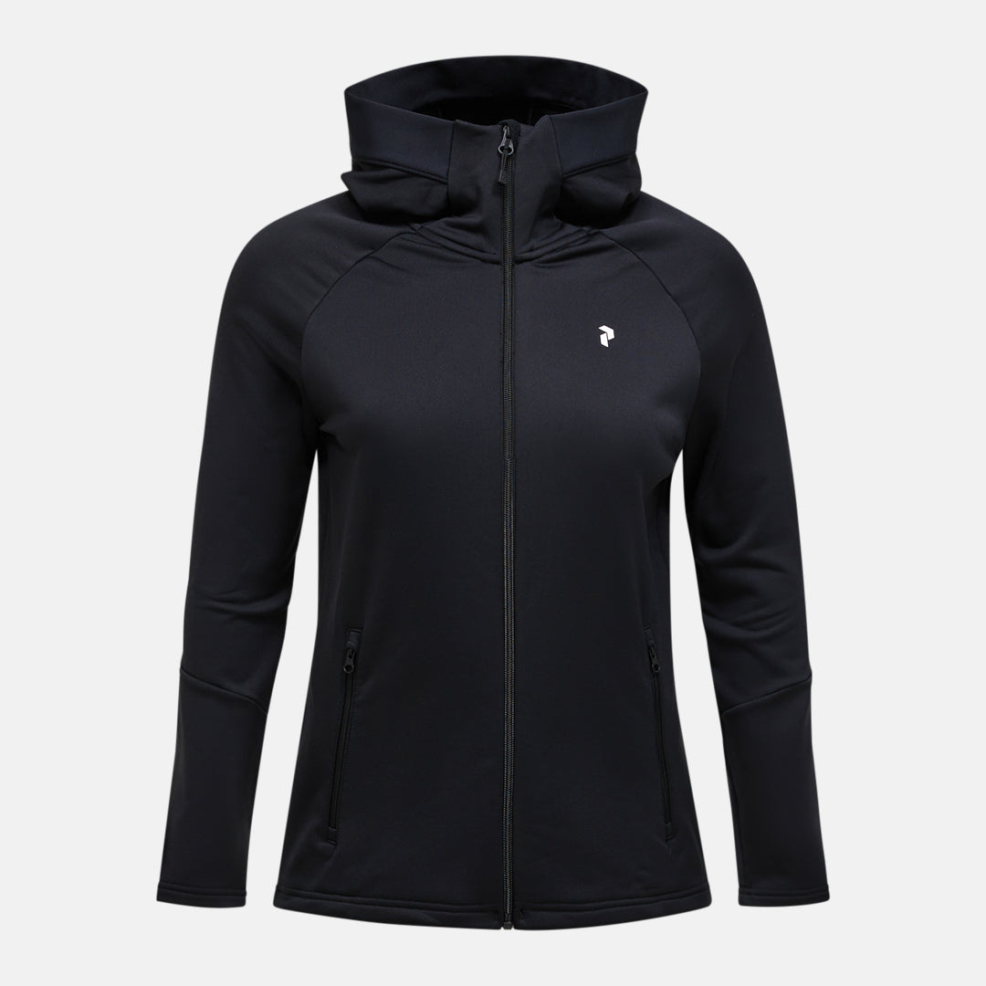 PEAK PERFORMANCE W Rider Essentials Zip Ho-BLACK-BLACK Skifleece PEAK PERFORMANCE