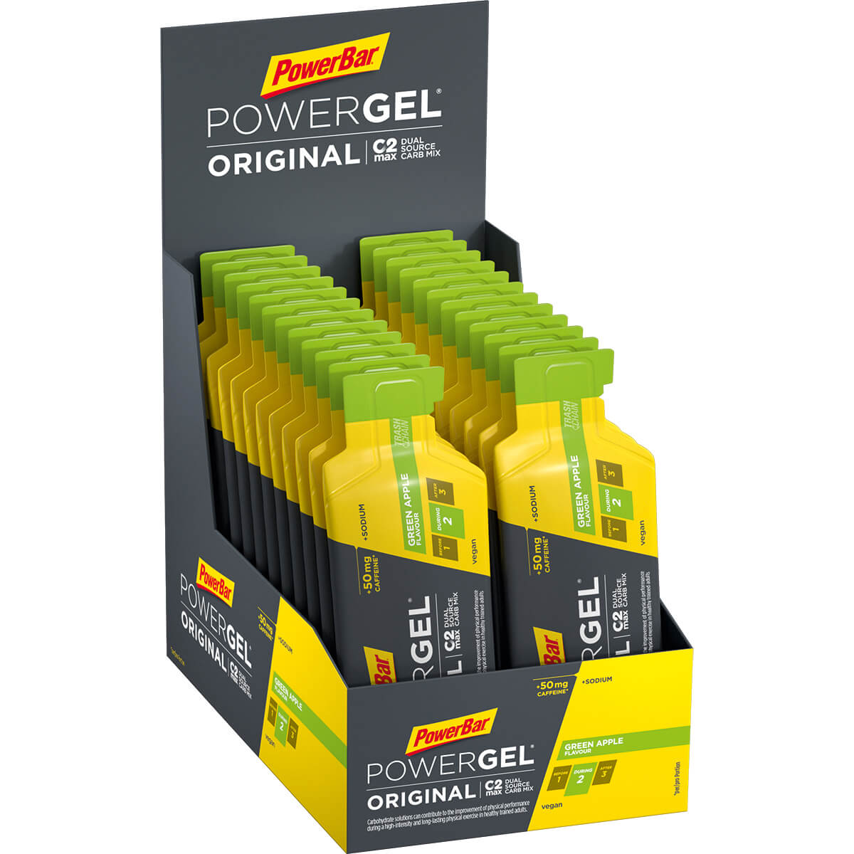 POWERBAR PowerGel Original Green Apple (24x4 Sportnahrung POWERBAR 0 Green Apple (with caffeine) 41