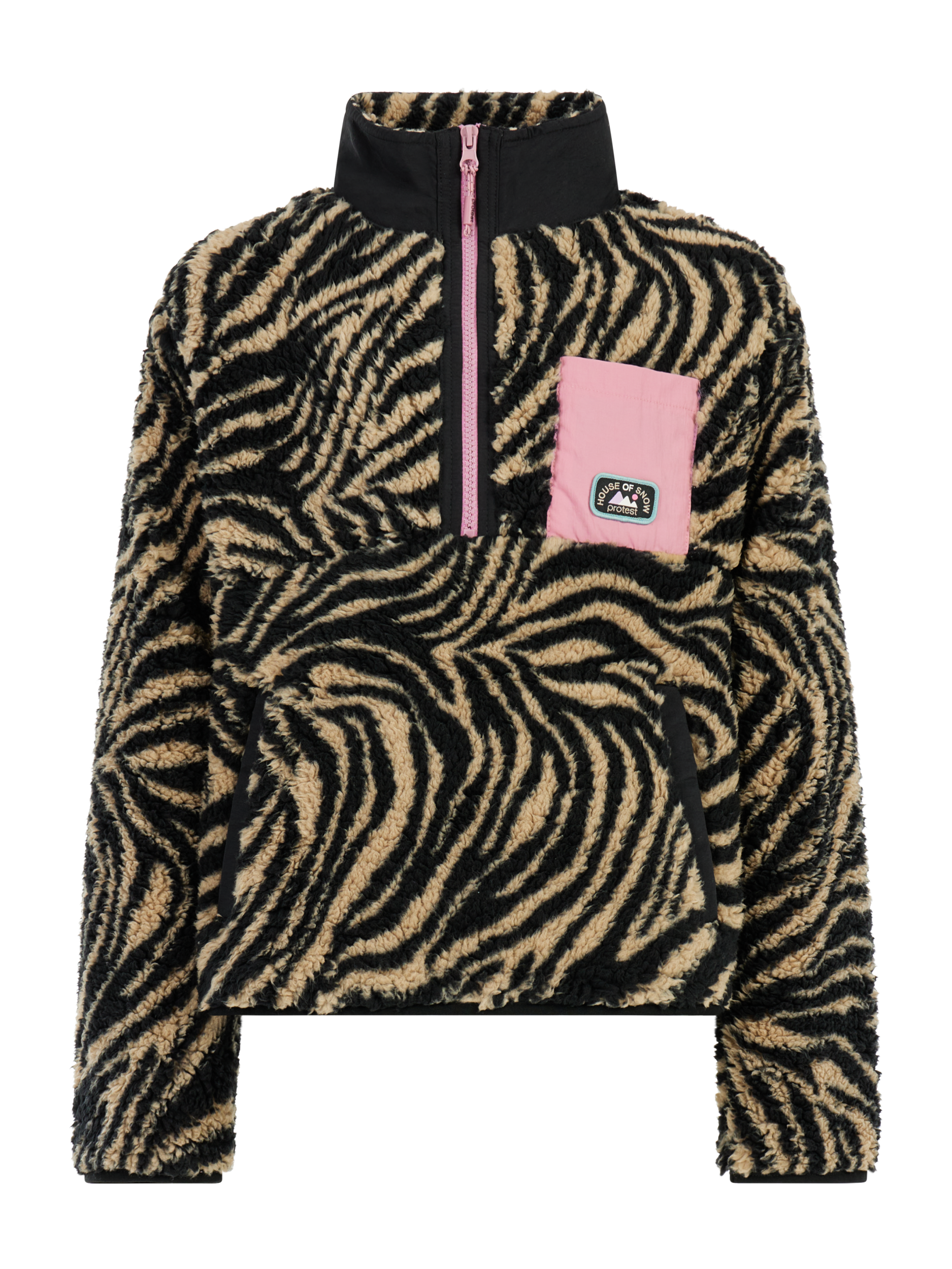 PROTEST PRTDenica JR 1/4 zip active top Skifleece PROTEST 567 140