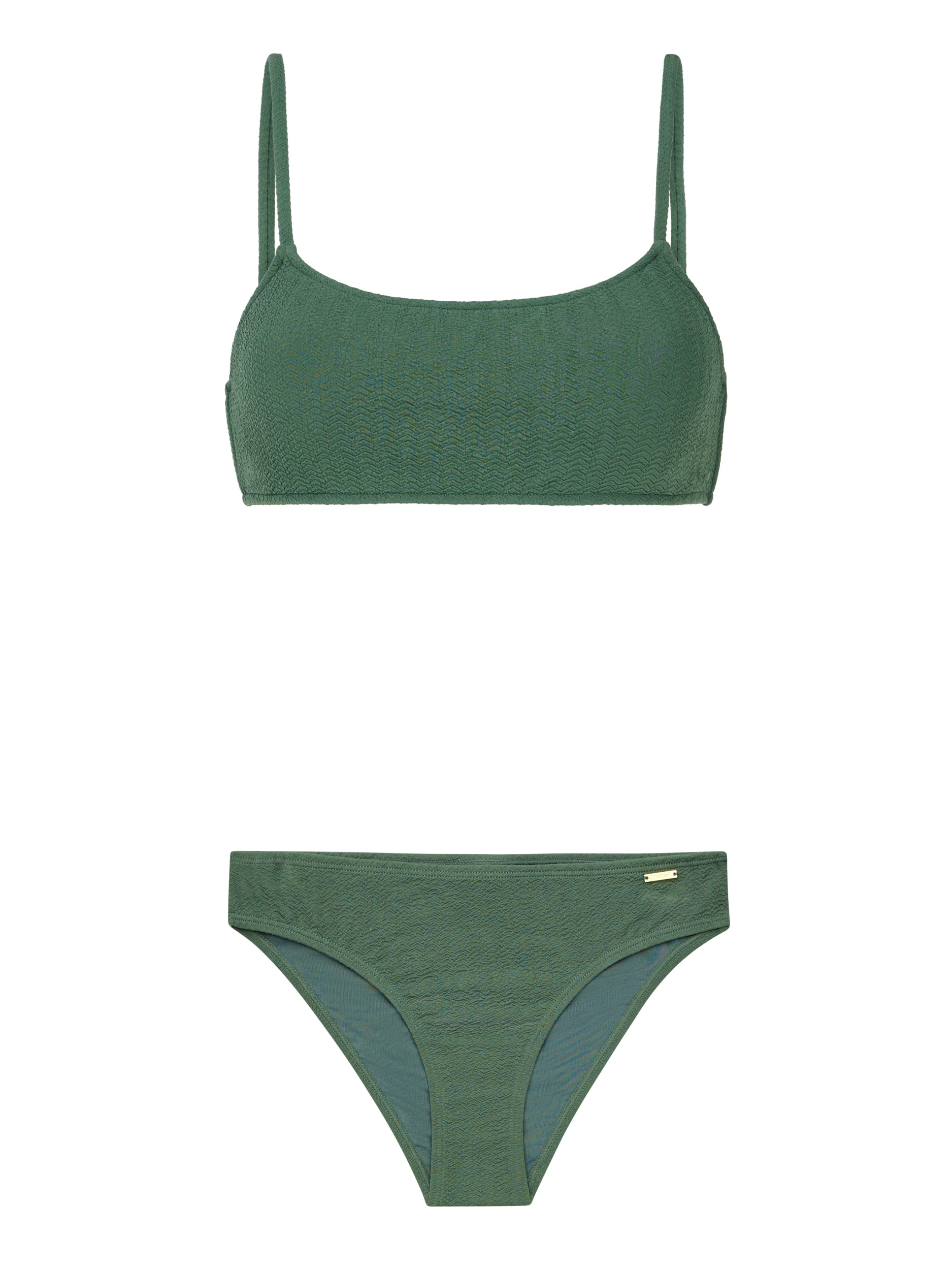 PROTEST PRTDice bandeau bikini Veggie Green Bikini PROTEST Veggie Green 34