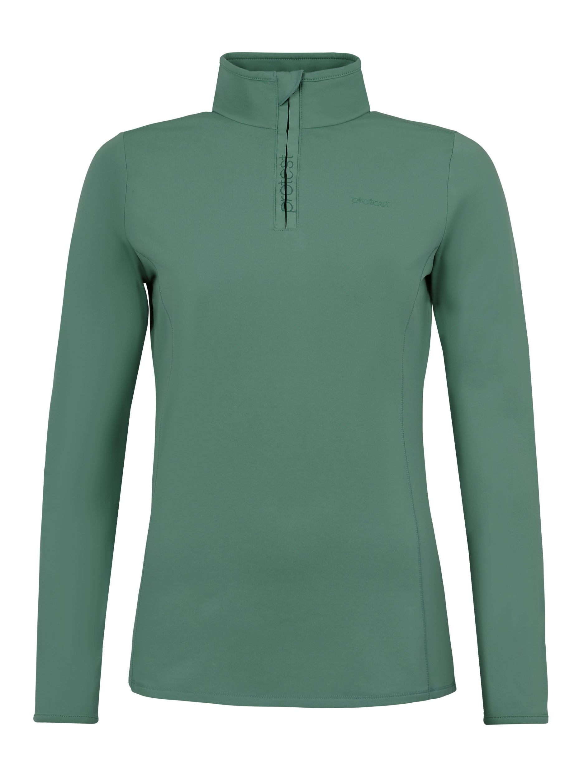 PROTEST REFABRIZ 1/4 zip top Skifleece PROTEST Evergreen 36