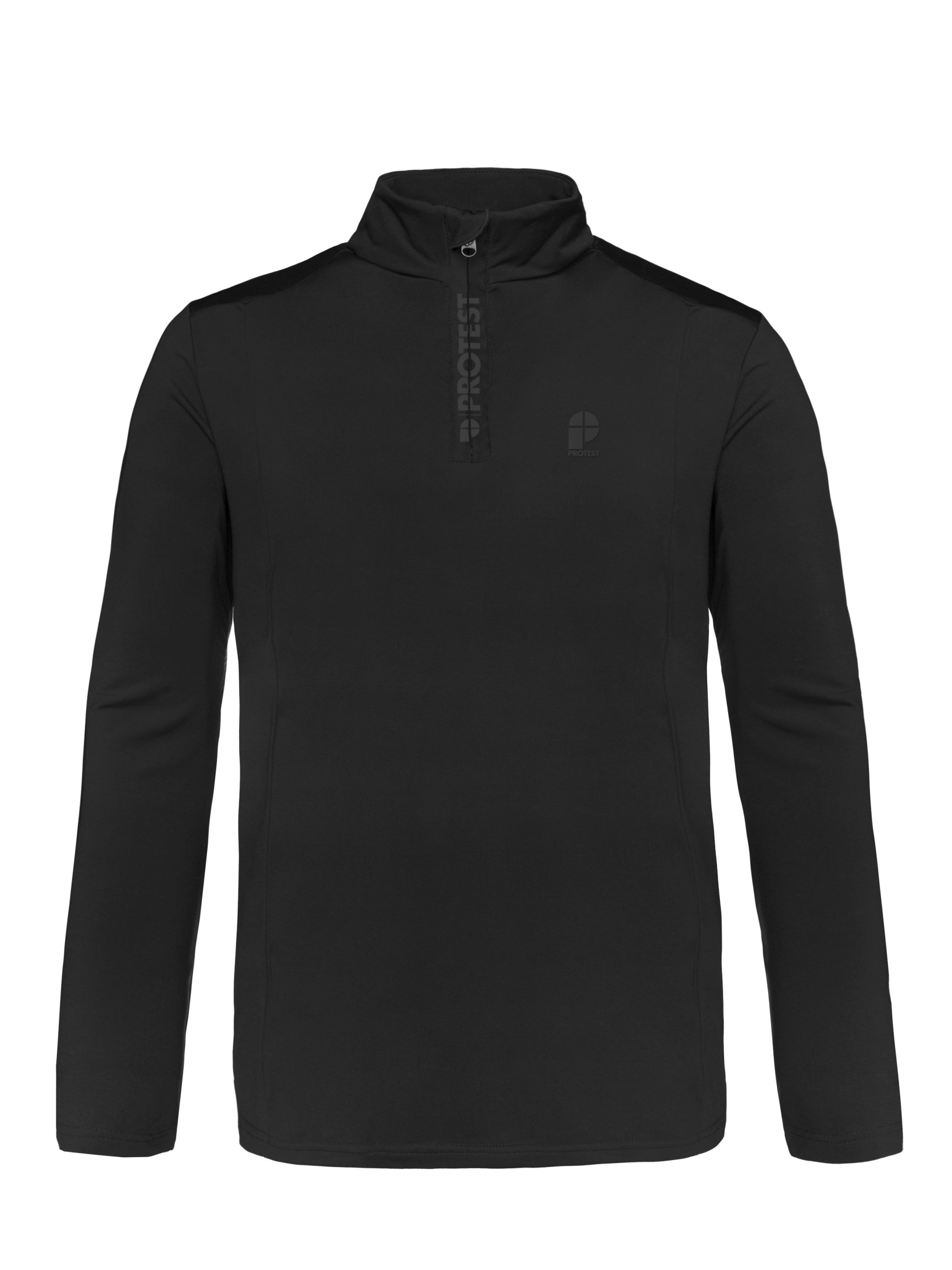 PROTEST REWILL 1/4 zip active top Skifleece PROTEST True Black S