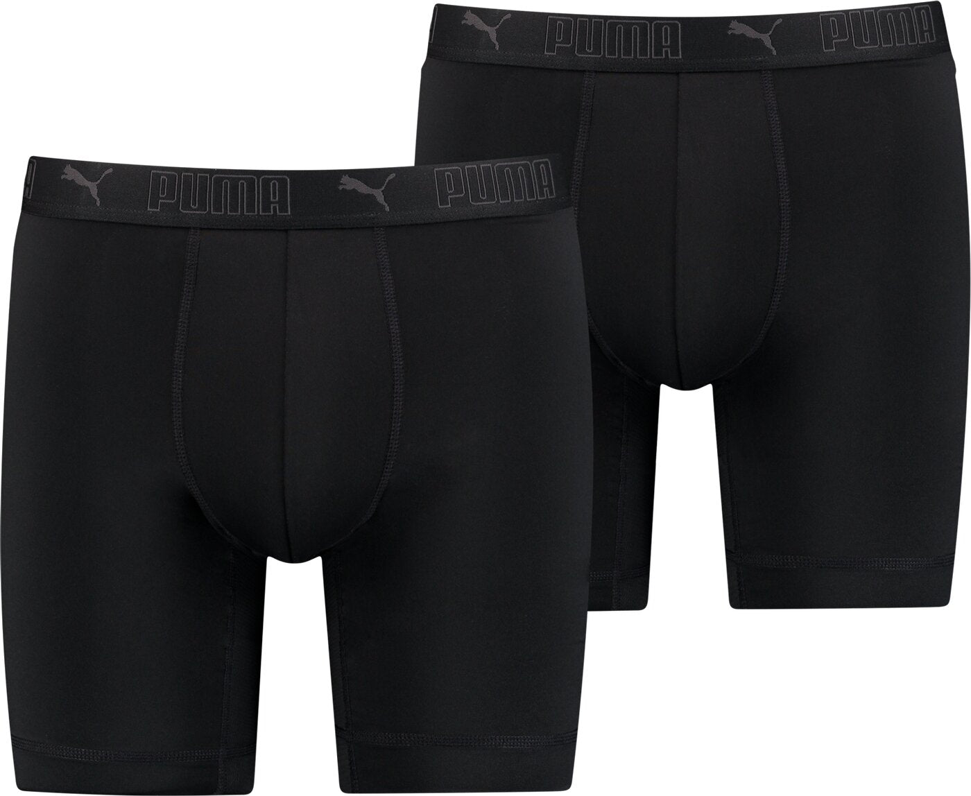 PUMA PUMA SPORT MICROFIBER LONG BOXER 2P Unterhosen PUMA black S