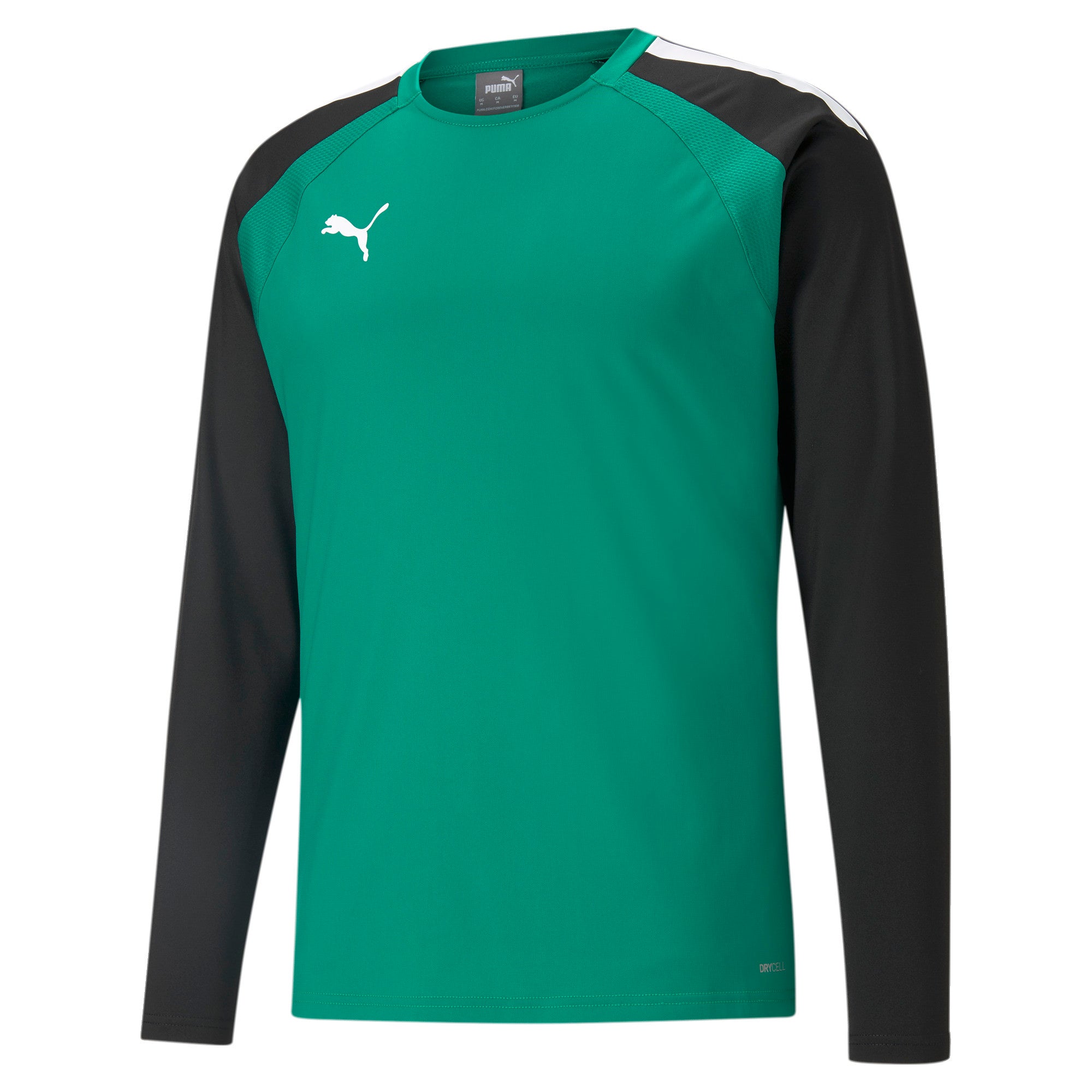 PUMA teamLIGA Training Sweat 002 ELECTRIC BLUE LEMONADE-PUM Fußballoberteile PUMA PEPPER GREEN-PUMA BLACK L