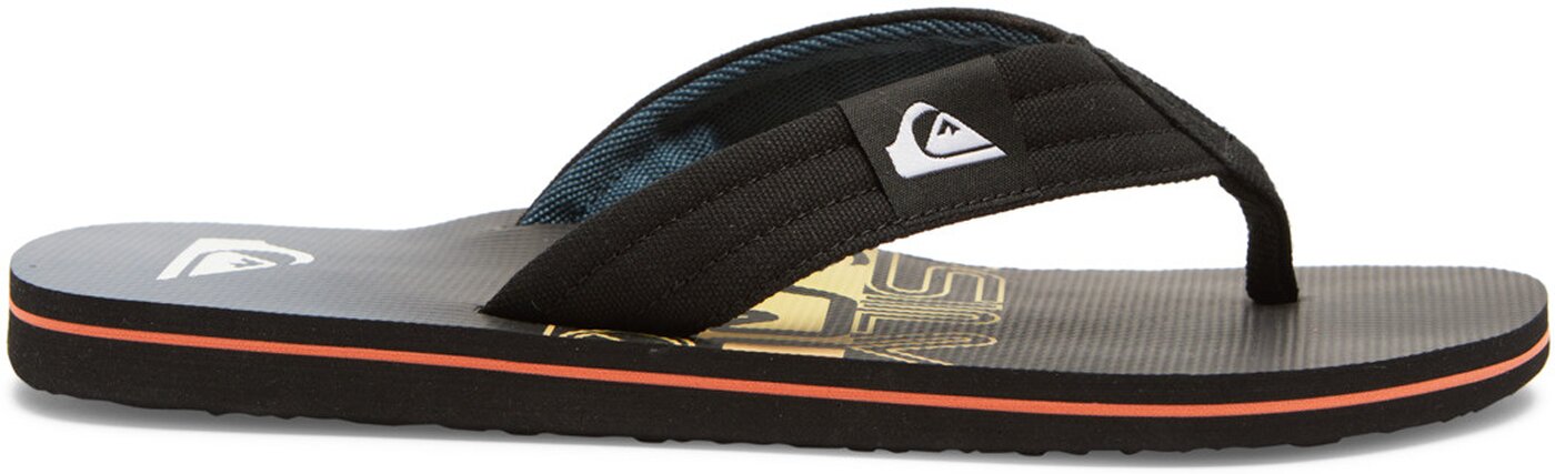 QUIKSILVER MOLOKAI LAYBACK SNDL Badeschuhe & FlipFlops QUIKSILVER XKKY BLACK/BLACK/YELLOW 45