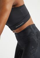 RÖHNISCH Essential Zip Sportsbra Black BHs RÖHNISCH