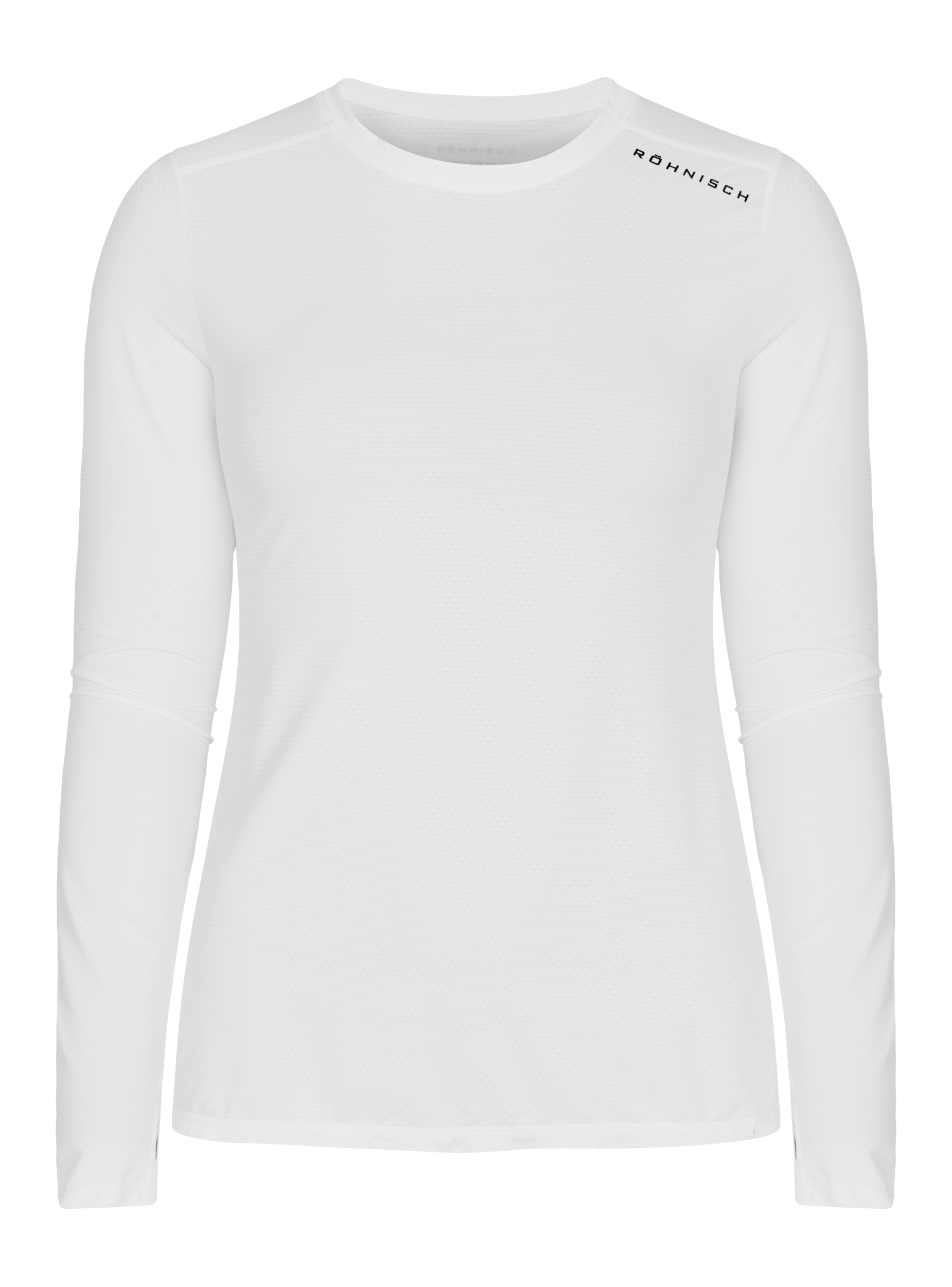 RÖHNISCH Jacquard Long Sleeve Trainingsshirts RÖHNISCH White S