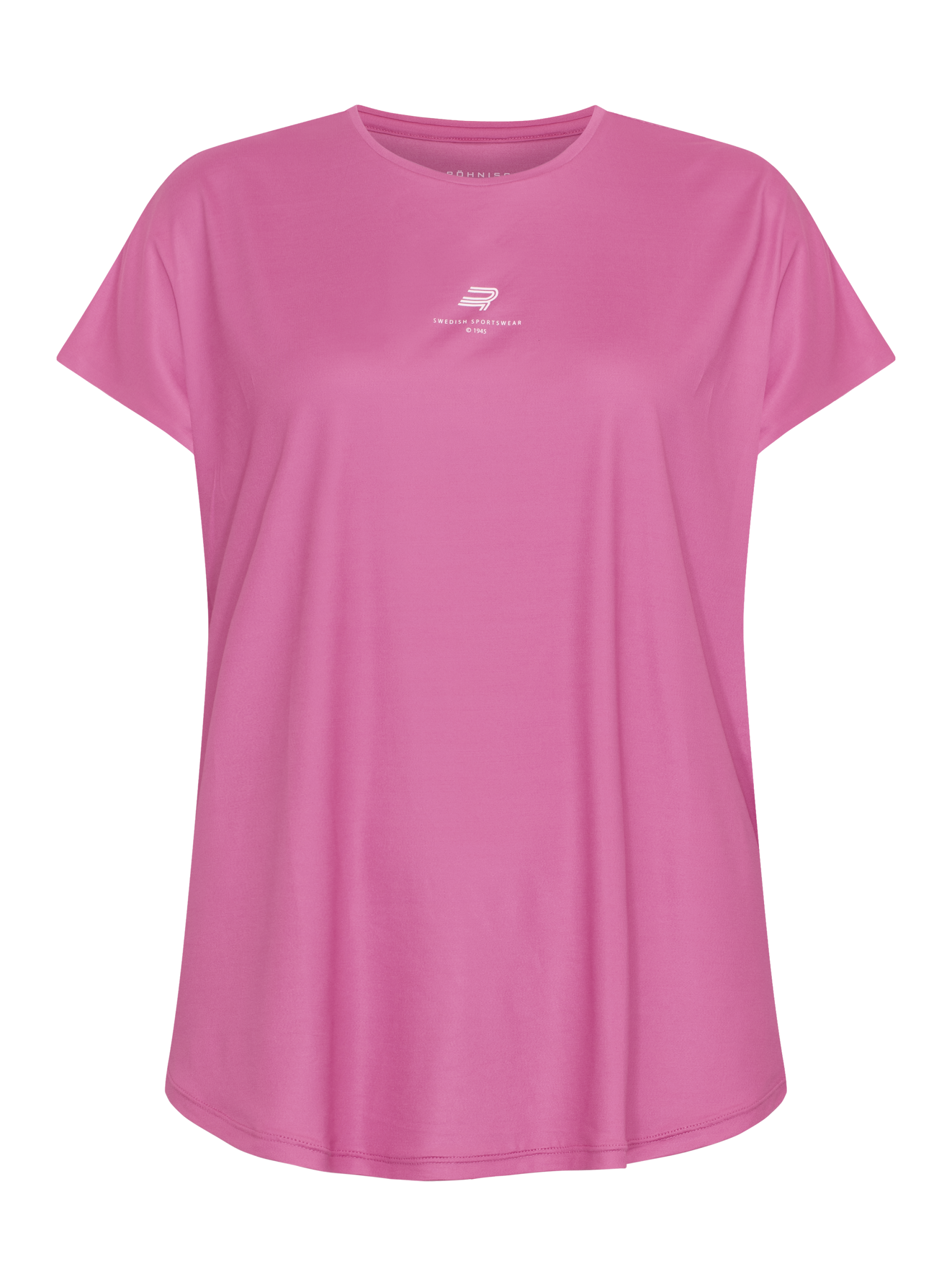 RÖHNISCH Motion Loose Tee Trainingsshirts RÖHNISCH Carmine Rose XS