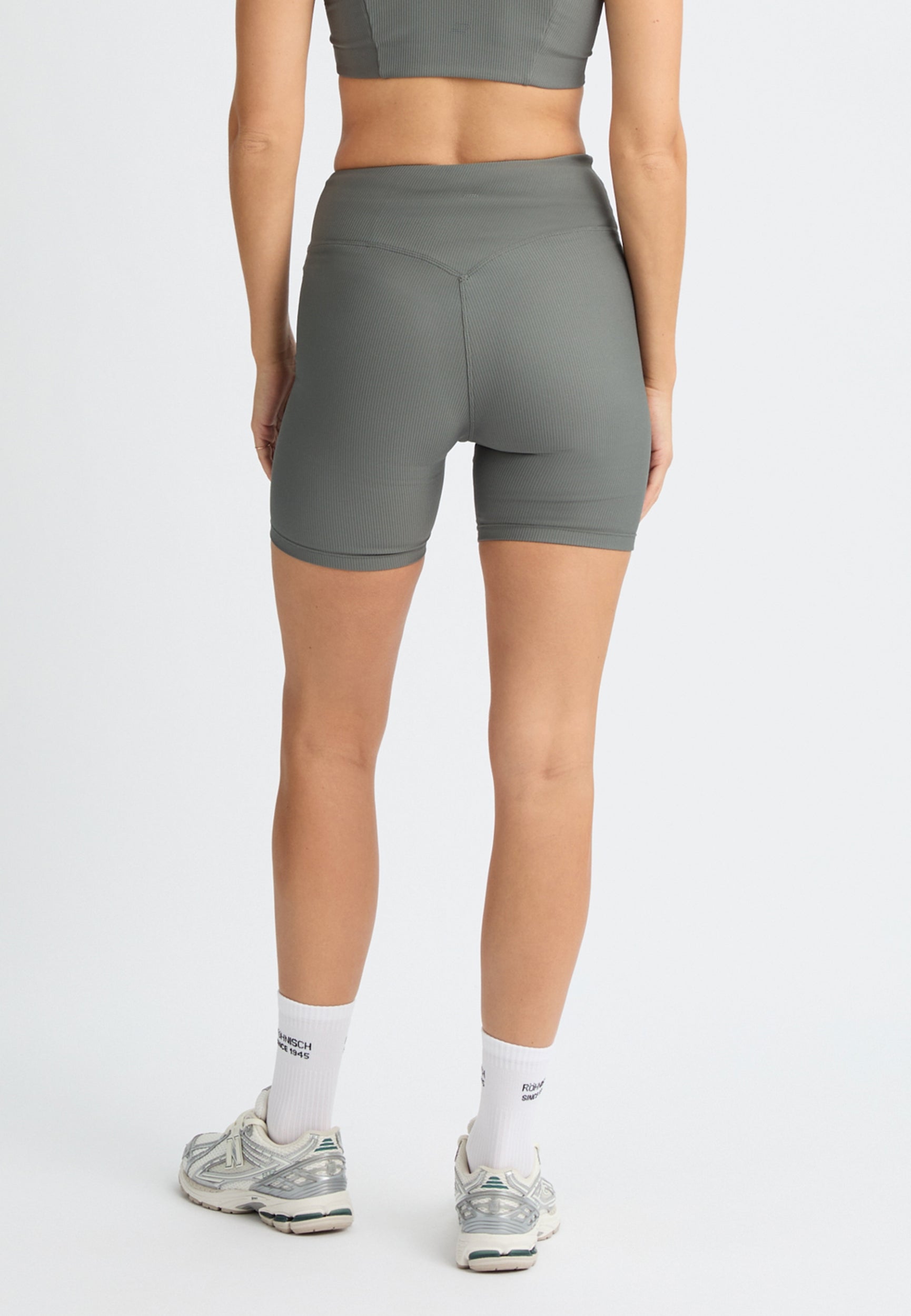 RÖHNISCH Ribbed R Bike HW Tights Black Trainingshosen & Jogginghosen RÖHNISCH