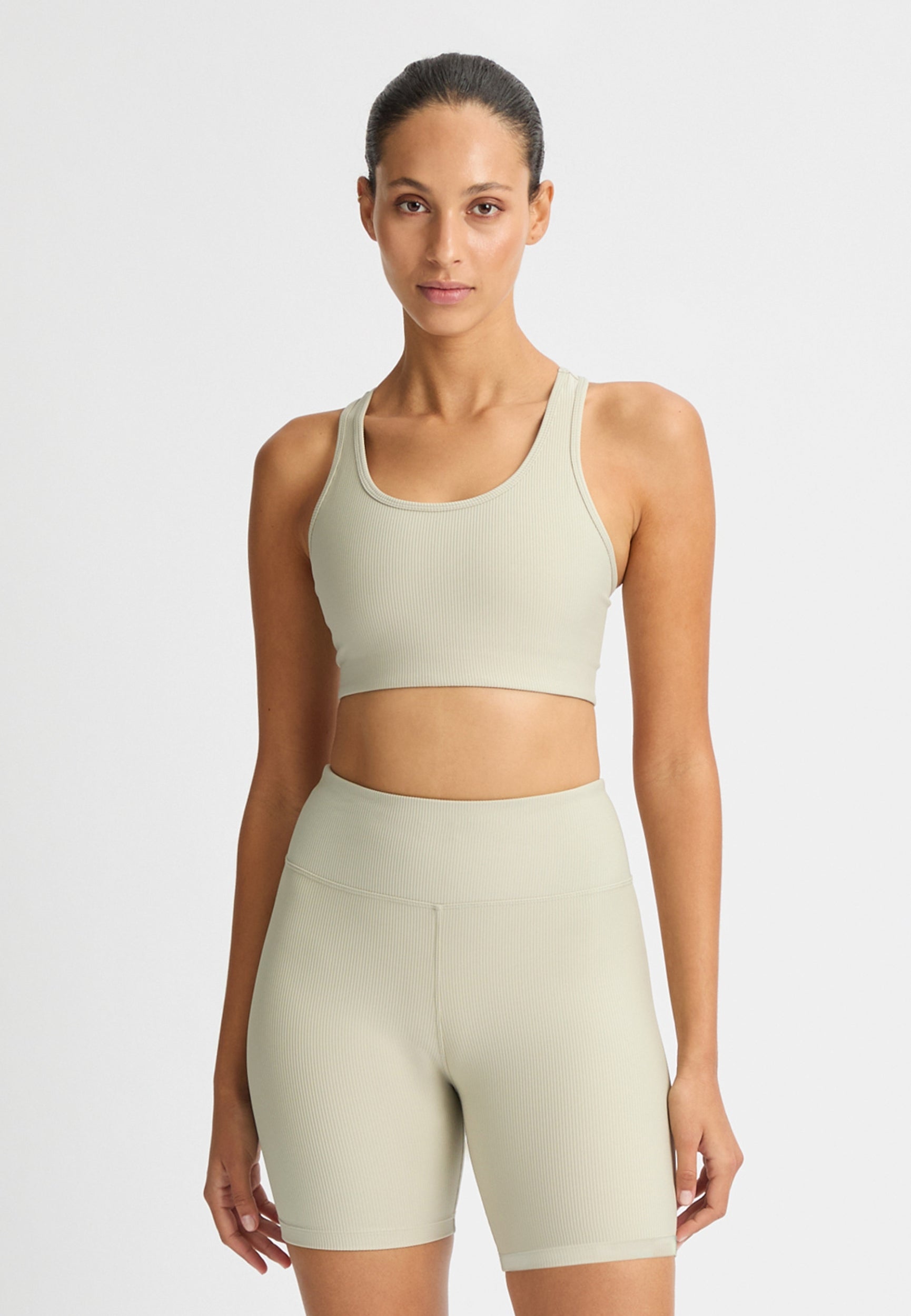 RÖHNISCH Ribbed R Sportsbra Black Trainingsshirts RÖHNISCH