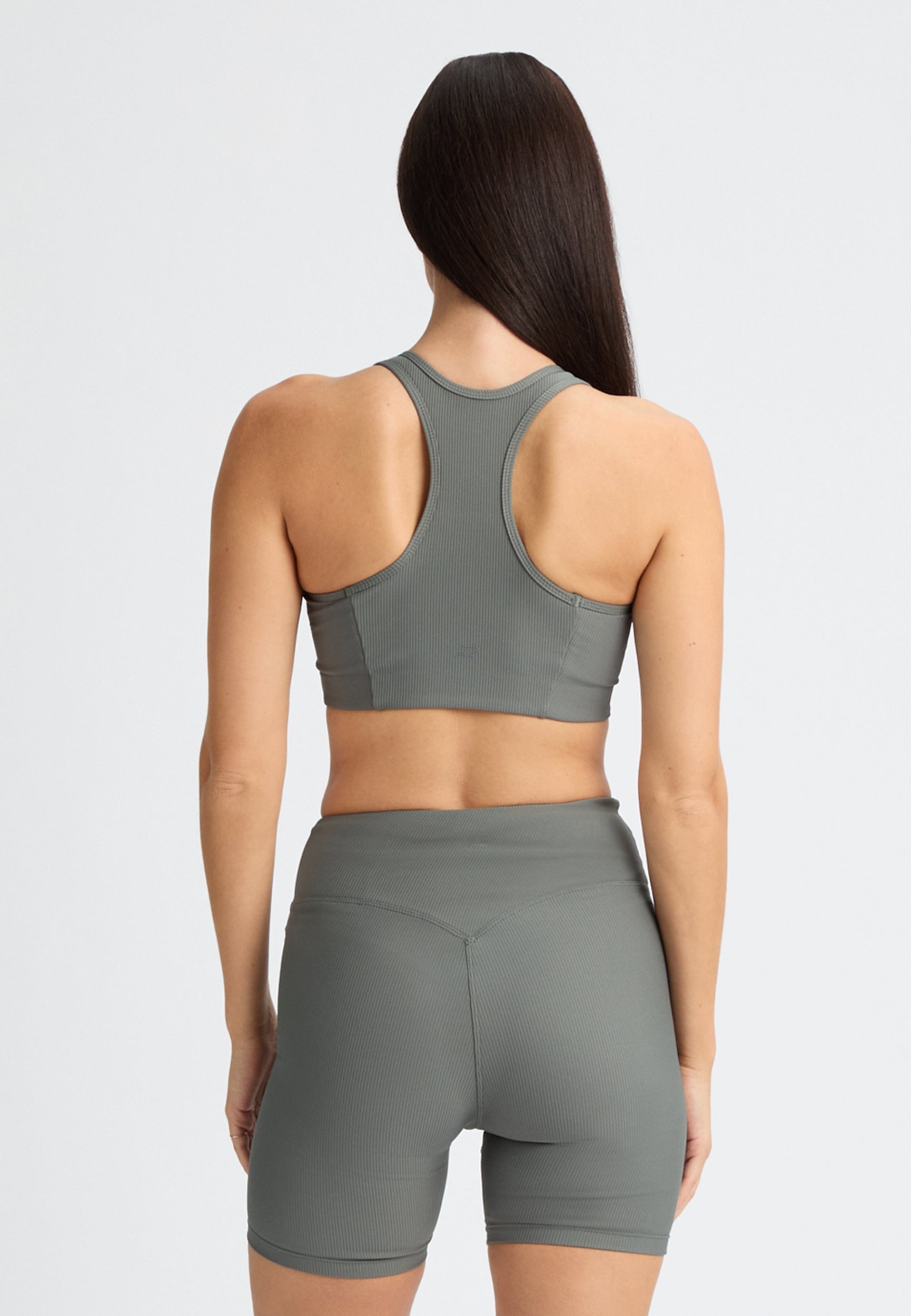 RÖHNISCH Ribbed R Sportsbra Black Trainingsshirts RÖHNISCH