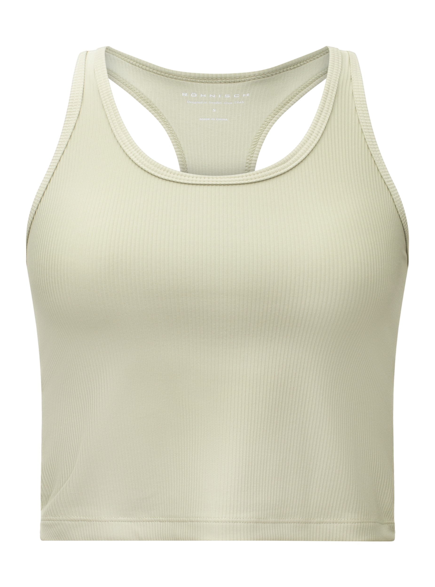 RÖHNISCH Ribbed R Tank Agate Gray Trainingshosen & Jogginghosen RÖHNISCH Agate Gray XS
