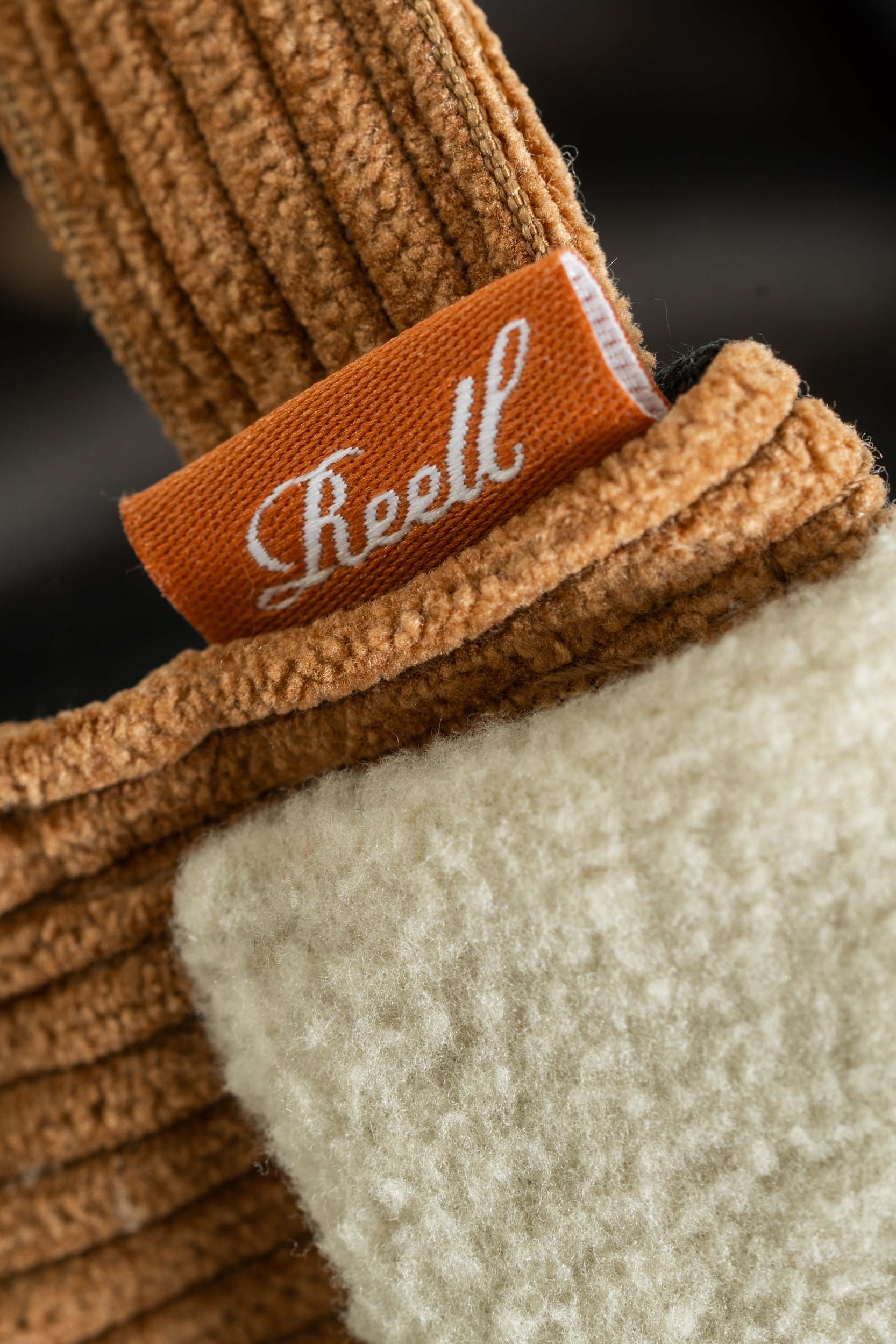 REELL Docker Cap Caps REELL Light Brown Cord ONE SIZE