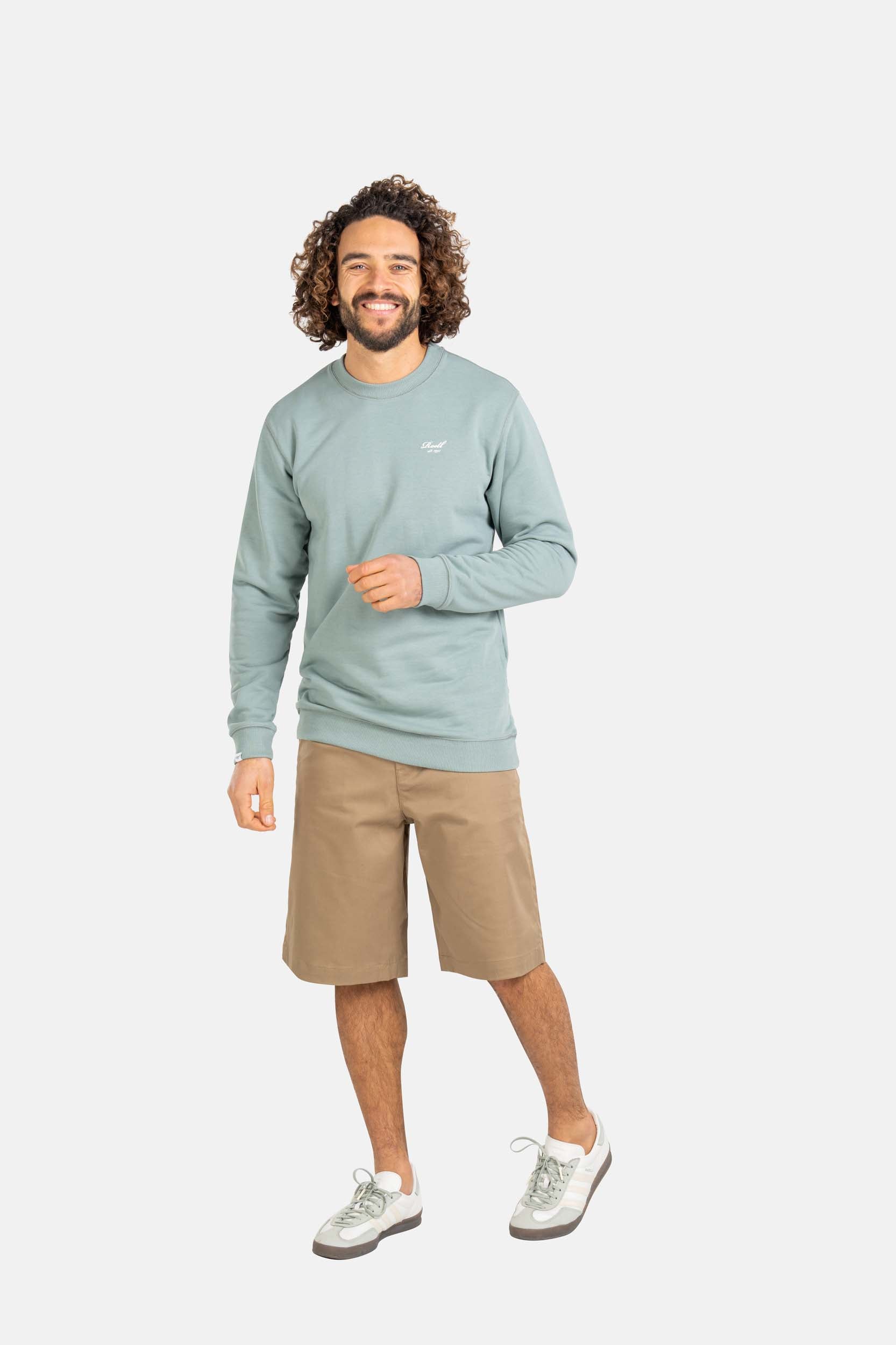 REELL Staple Terry Crewneck CO Freizeitpullover REELL