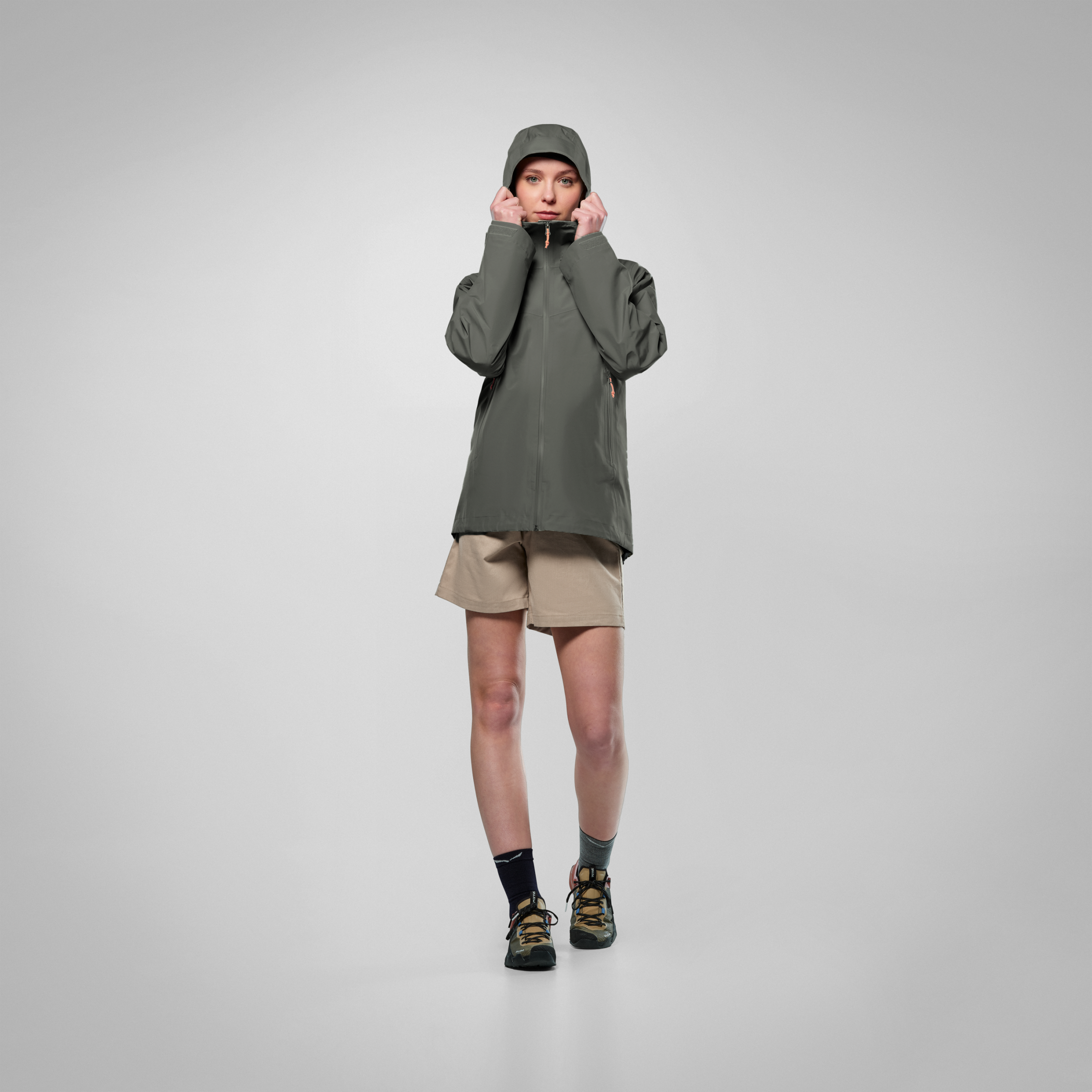 SALEWA PUEZ GTX 3L EPE JACKET W etruscan red Wanderjacken SALEWA