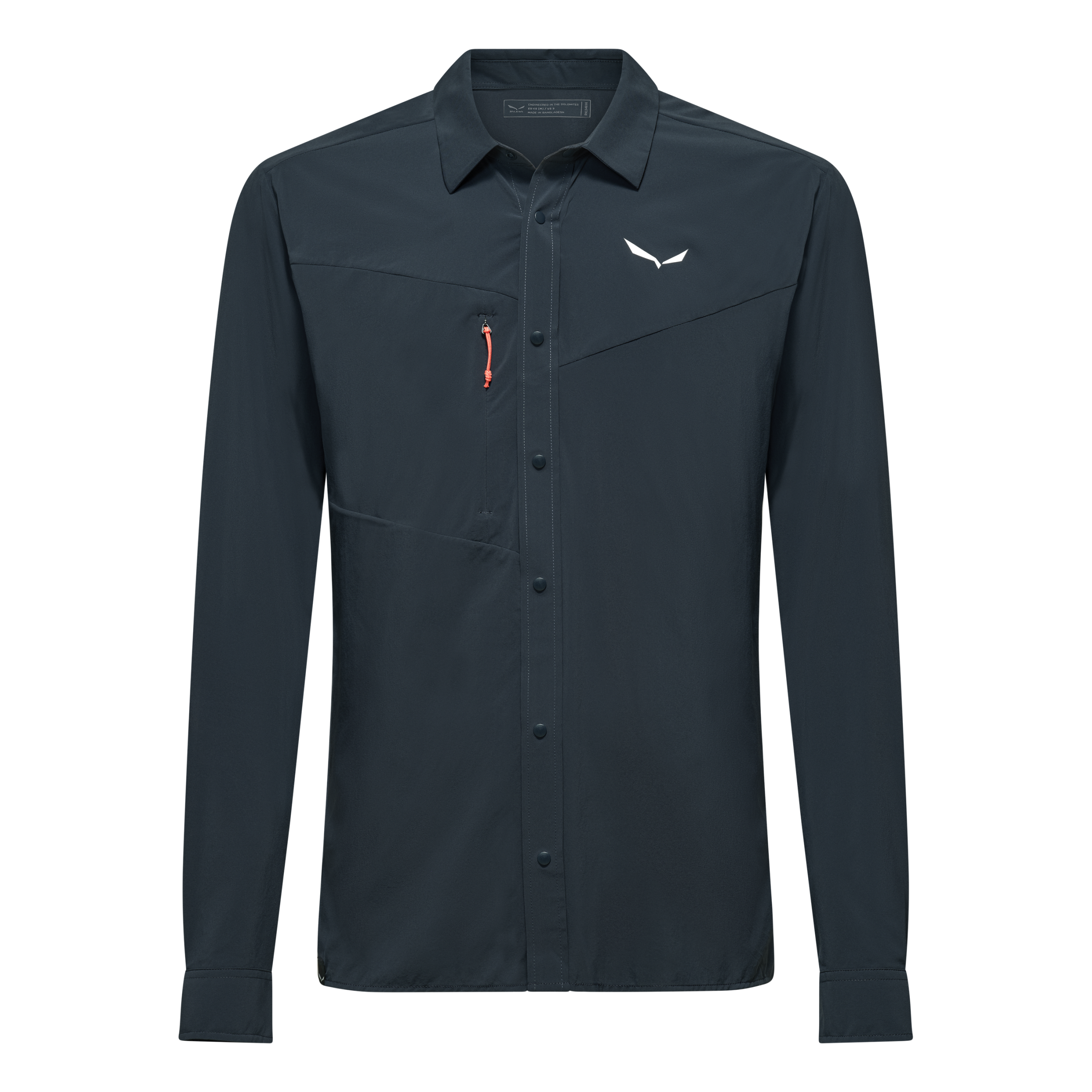 SALEWA PUEZ L/S SHIRT M Wandershirts /-hemden SALEWA blueberry M