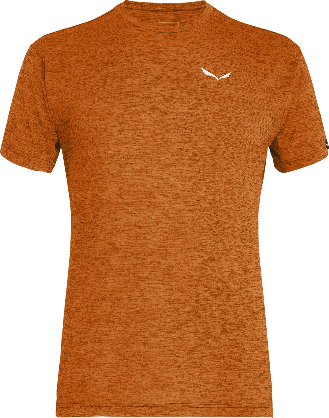 SALEWA PUEZ MELANGE DRY M S/S TEE Wandershirts /-hemden SALEWA 4536 burnt orange melange L