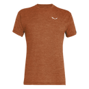 SALEWA PUEZ MELANGE DRY M S/S TEE Wandershirts /-hemden SALEWA bombay brown melange/0910 S