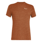 SALEWA PUEZ MELANGE DRY M S/S TEE Wandershirts /-hemden SALEWA bombay brown melange/0910 S