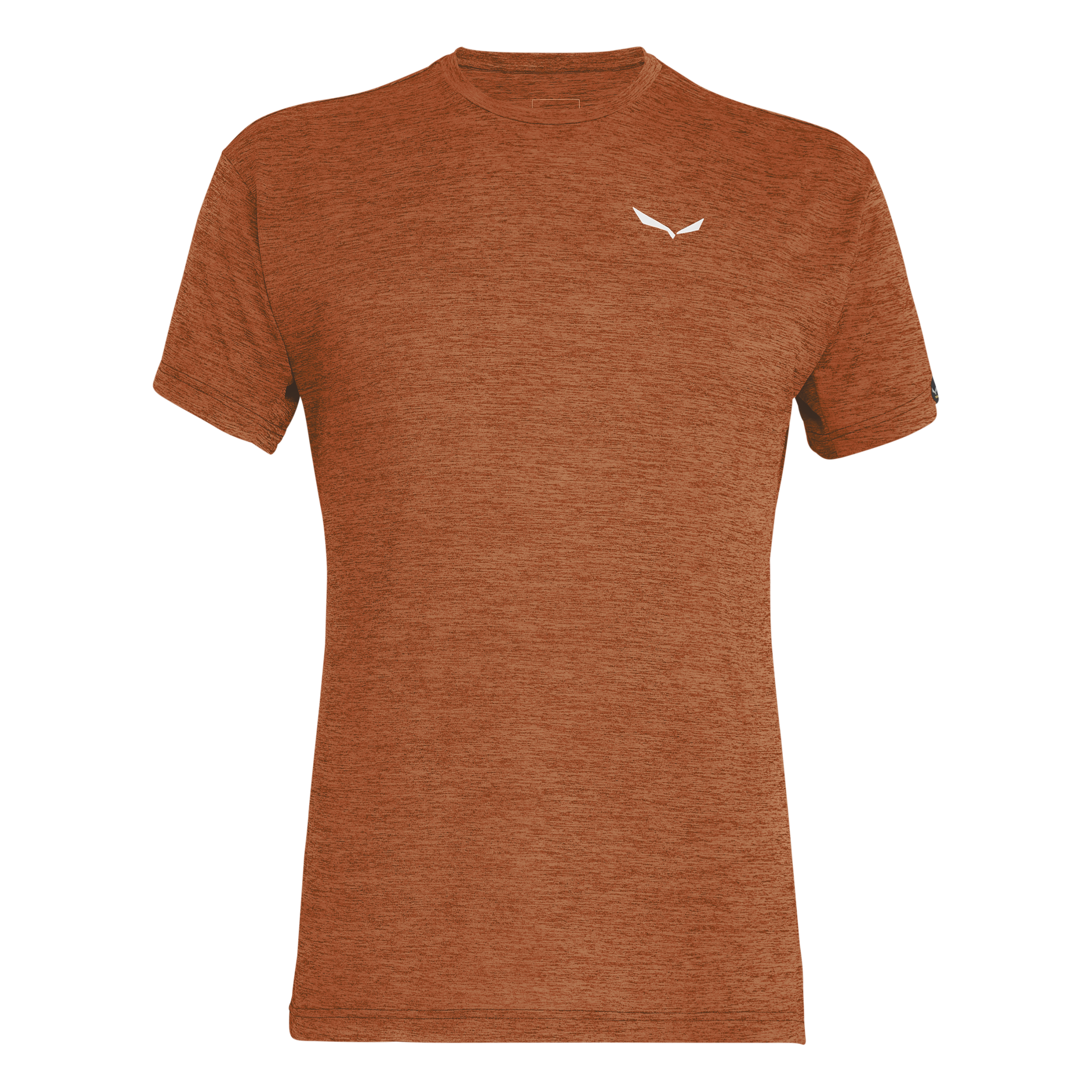 SALEWA PUEZ MELANGE DRY M S/S TEE Wandershirts /-hemden SALEWA bombay brown melange/0910 S