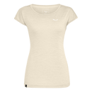 SALEWA PUEZ MELANGE DRY W S/S TEE Wandershirts /-hemden SALEWA oatmeal melange 36