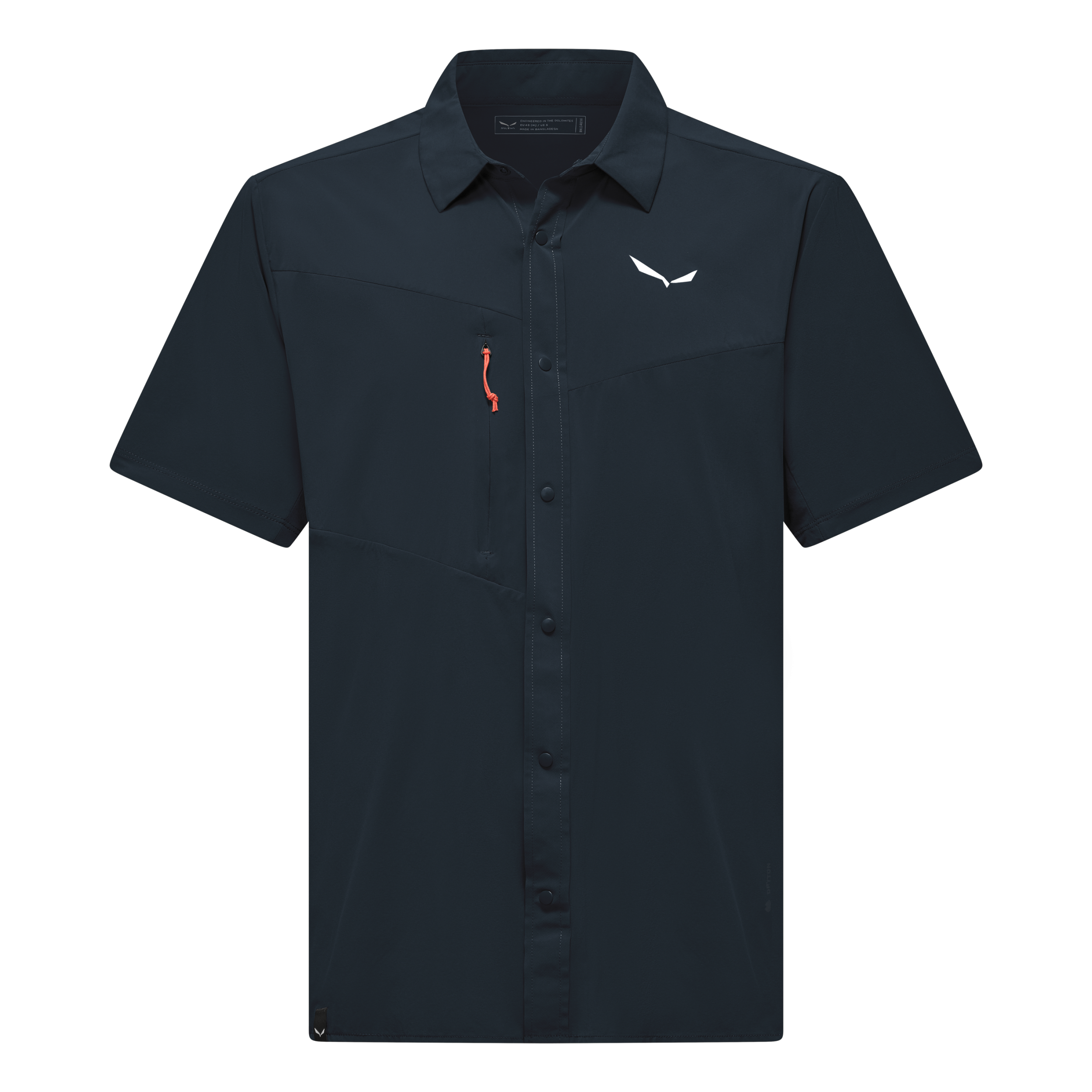 SALEWA PUEZ S/S SHIRT M Wandershirts /-hemden SALEWA blueberry M