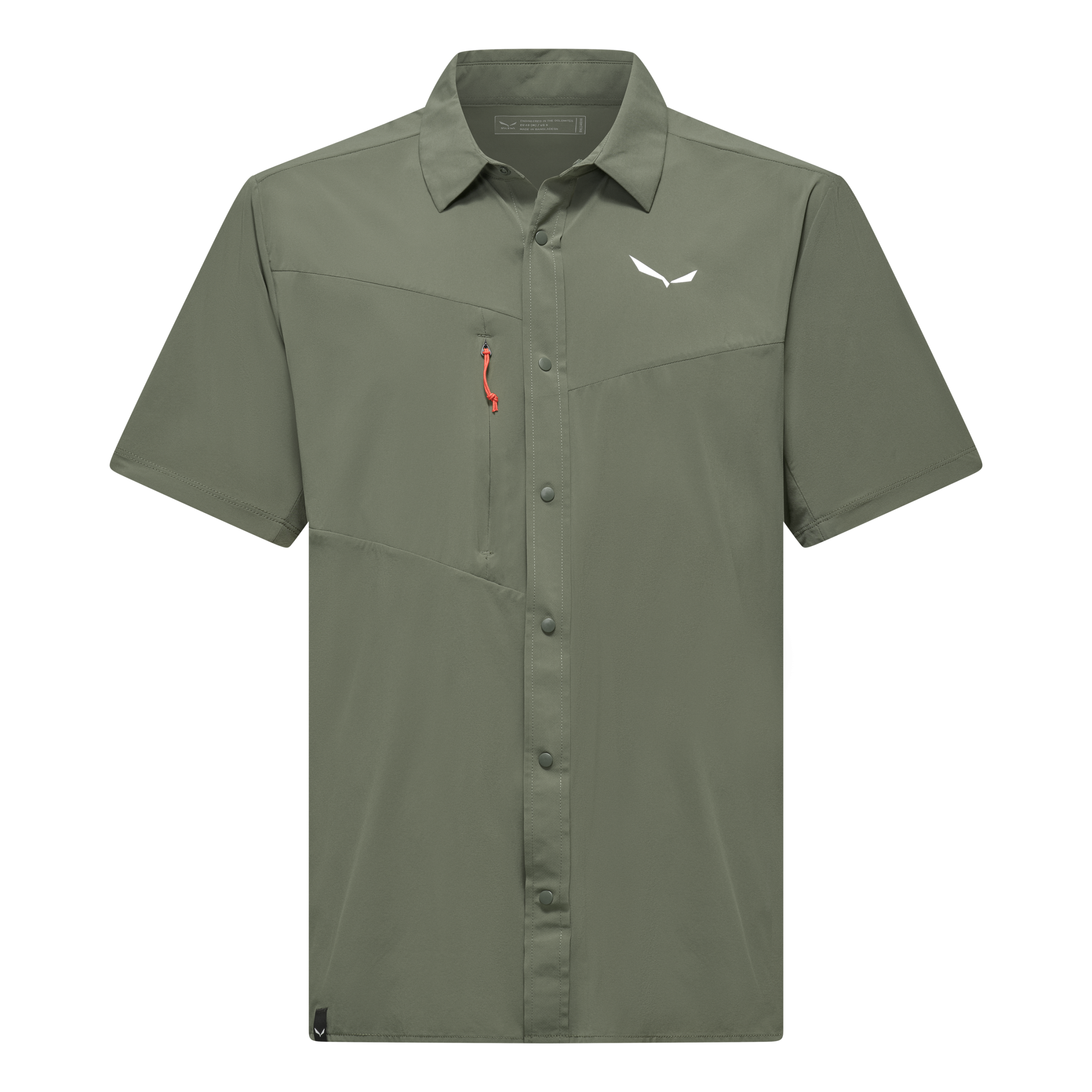 SALEWA PUEZ S/S SHIRT M Wandershirts /-hemden SALEWA faded green M
