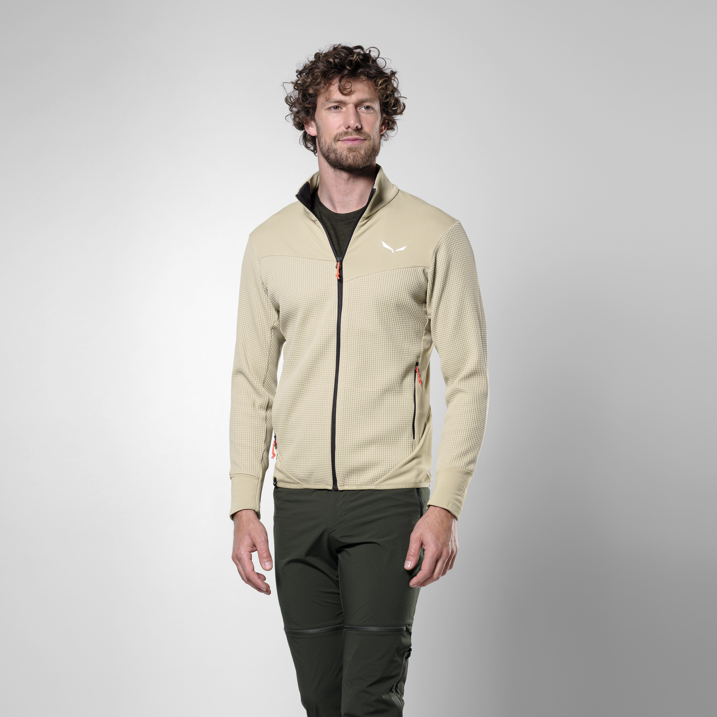 SALEWA PUEZ WAFFLE HYB PL JACKET M Fleecejacken & Pullover SALEWA