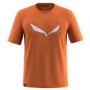 SALEWA SOLIDLOGO DRY M T-SHIRT. Wandershirts /-hemden SALEWA burnt orange S