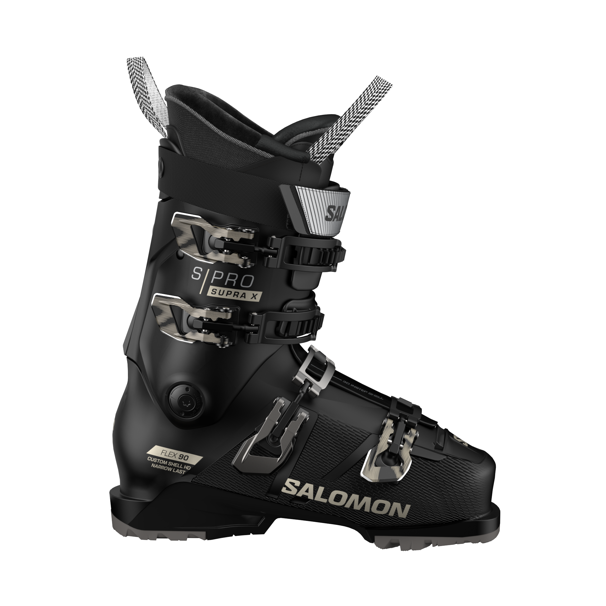 SALOMON ALP. BOOTS S/PRO SUPRA X90 W GW Bk/ Skischuhe SALOMON Black/Light Bronze Met./Li 23