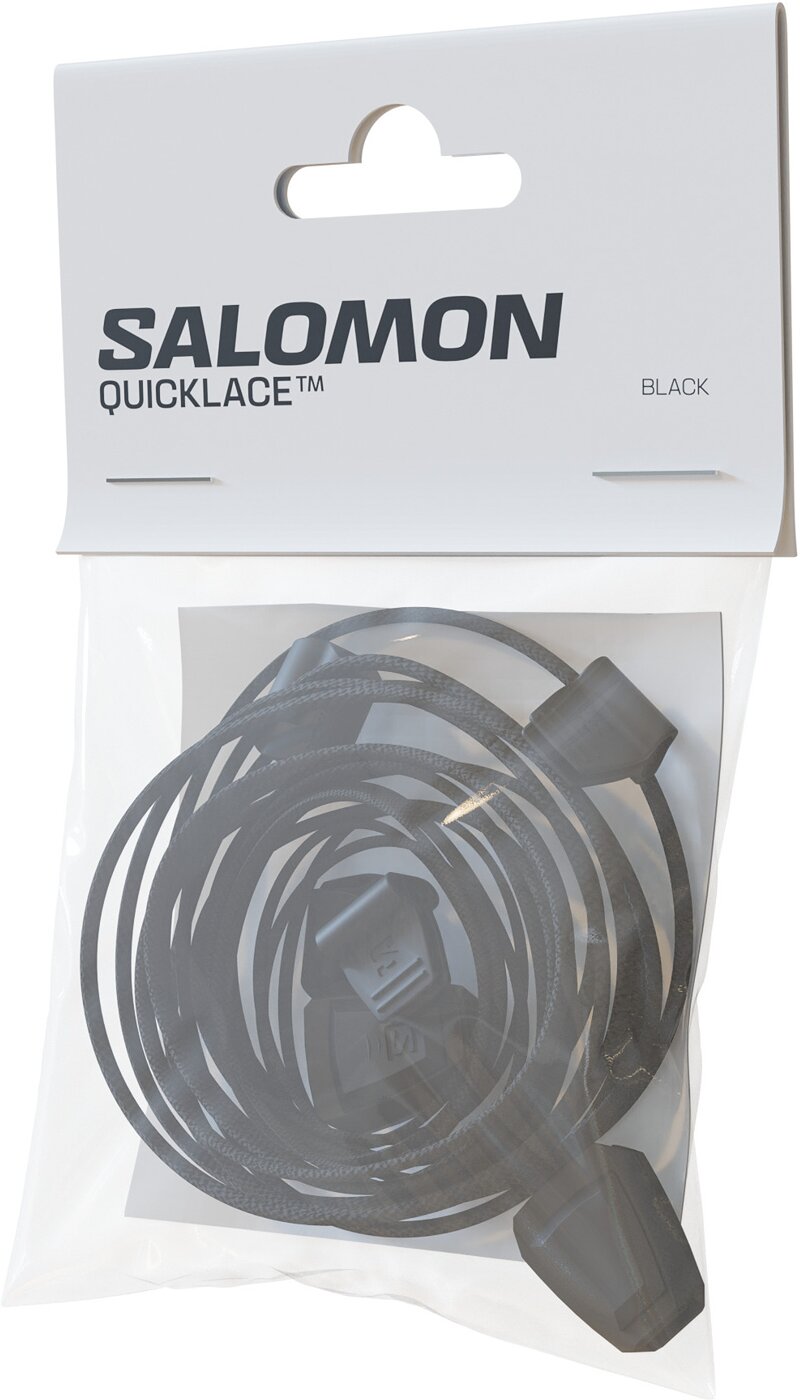SALOMON QUICKLACE KIT Black Wanderzubehör SALOMON