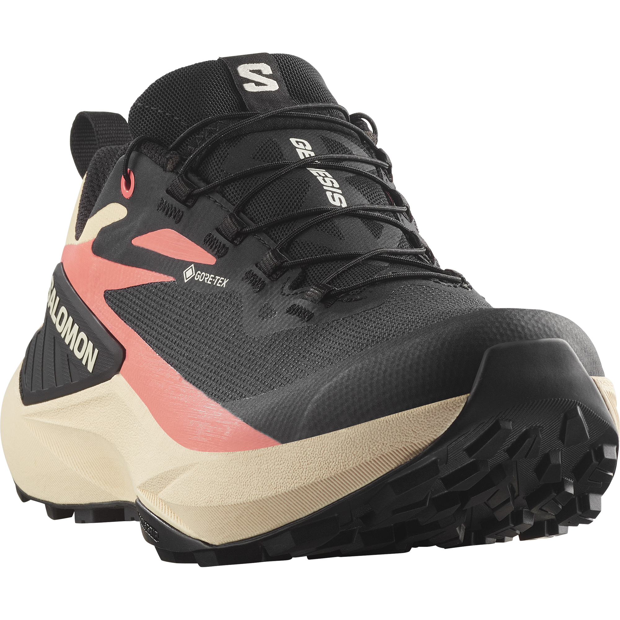 SALOMON SHOES GENESIS GTX W Black/Tender/Fuco BLACK Trail SALOMON