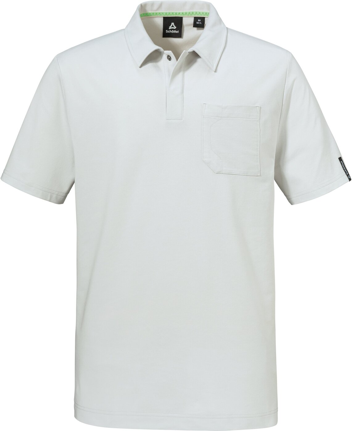SCHÖFFEL Polo Shirt Style Serenio MEN Wandershirts /-hemden SCHÖFFEL stone grey 48