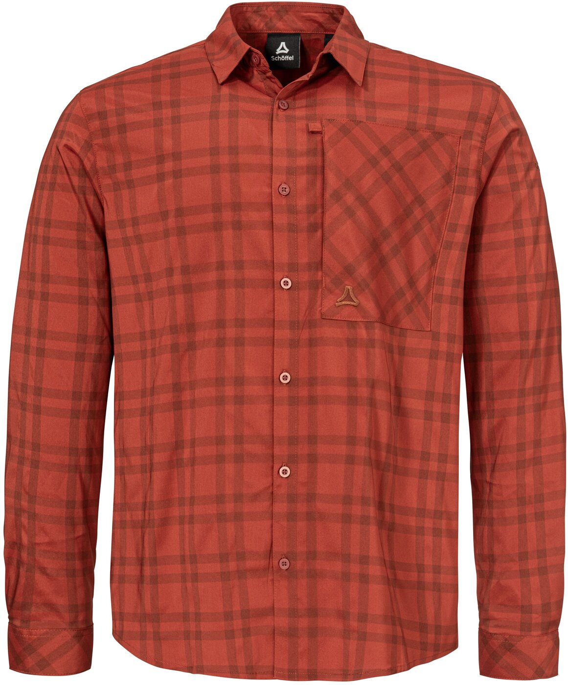 SCHÖFFEL Shirt Style Fraris MEN Wandershirts /-hemden SCHÖFFEL dark crabapple 48