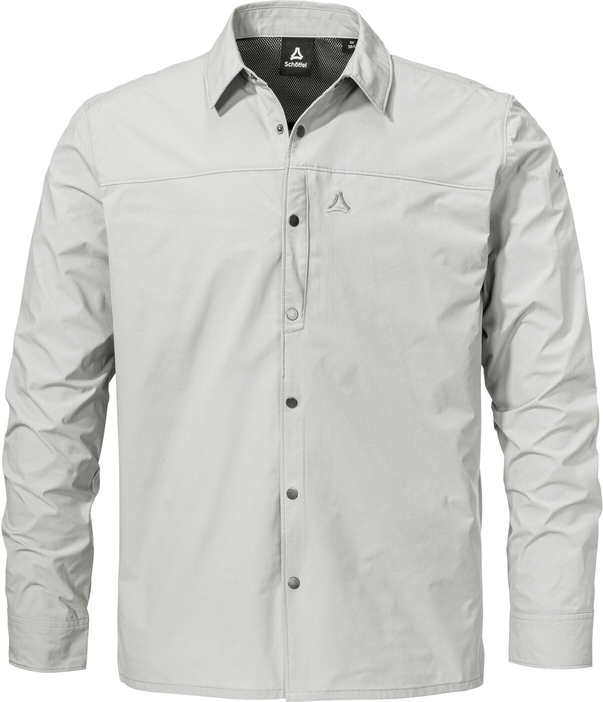 SCHÖFFEL Shirt Style Maghera MEN Wandershirts /-hemden SCHÖFFEL stone grey 48