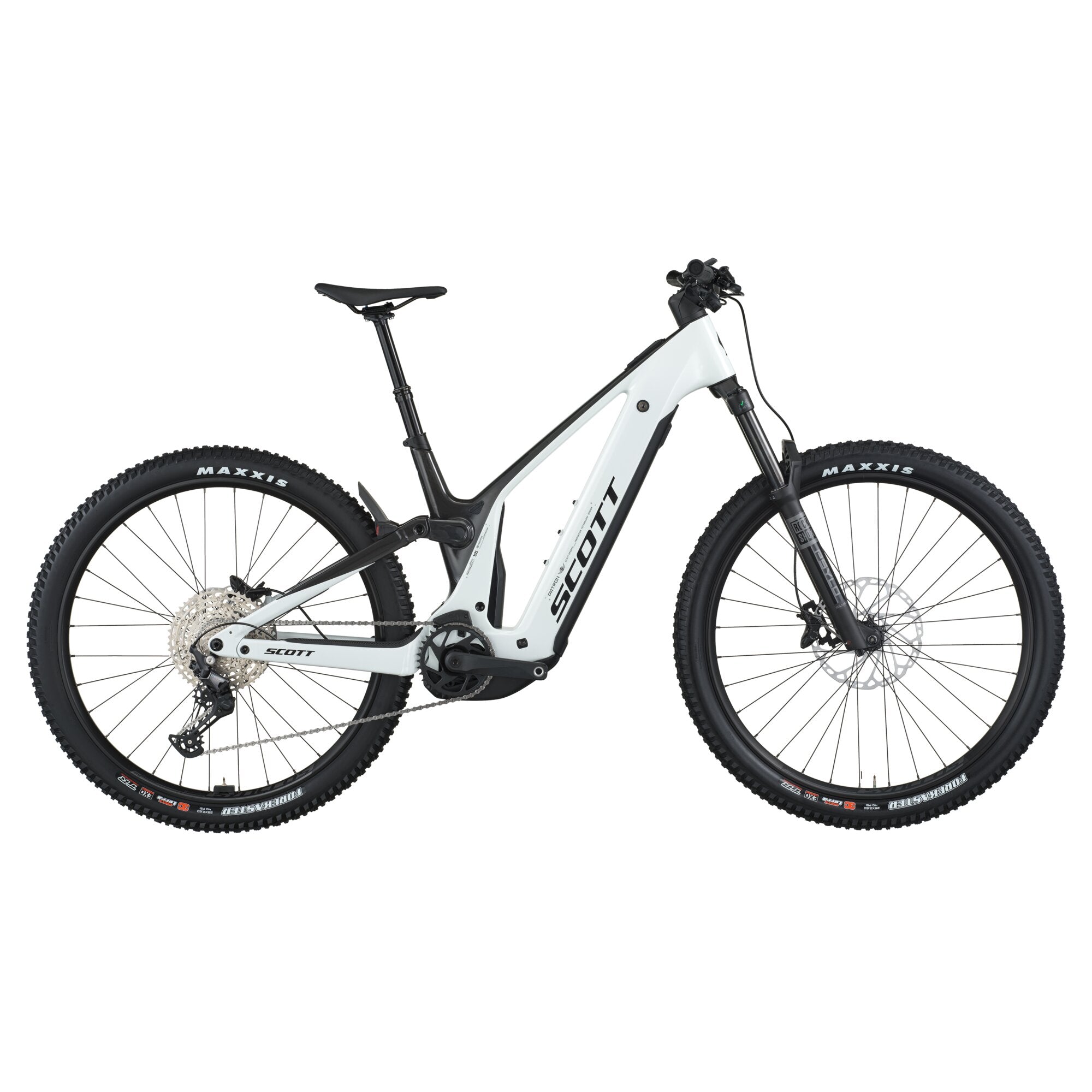 SCOTT SCO Bike Patron 920 (EU) E-Mountainbike SCOTT CARBON BLACK/PASTEL WHITE S