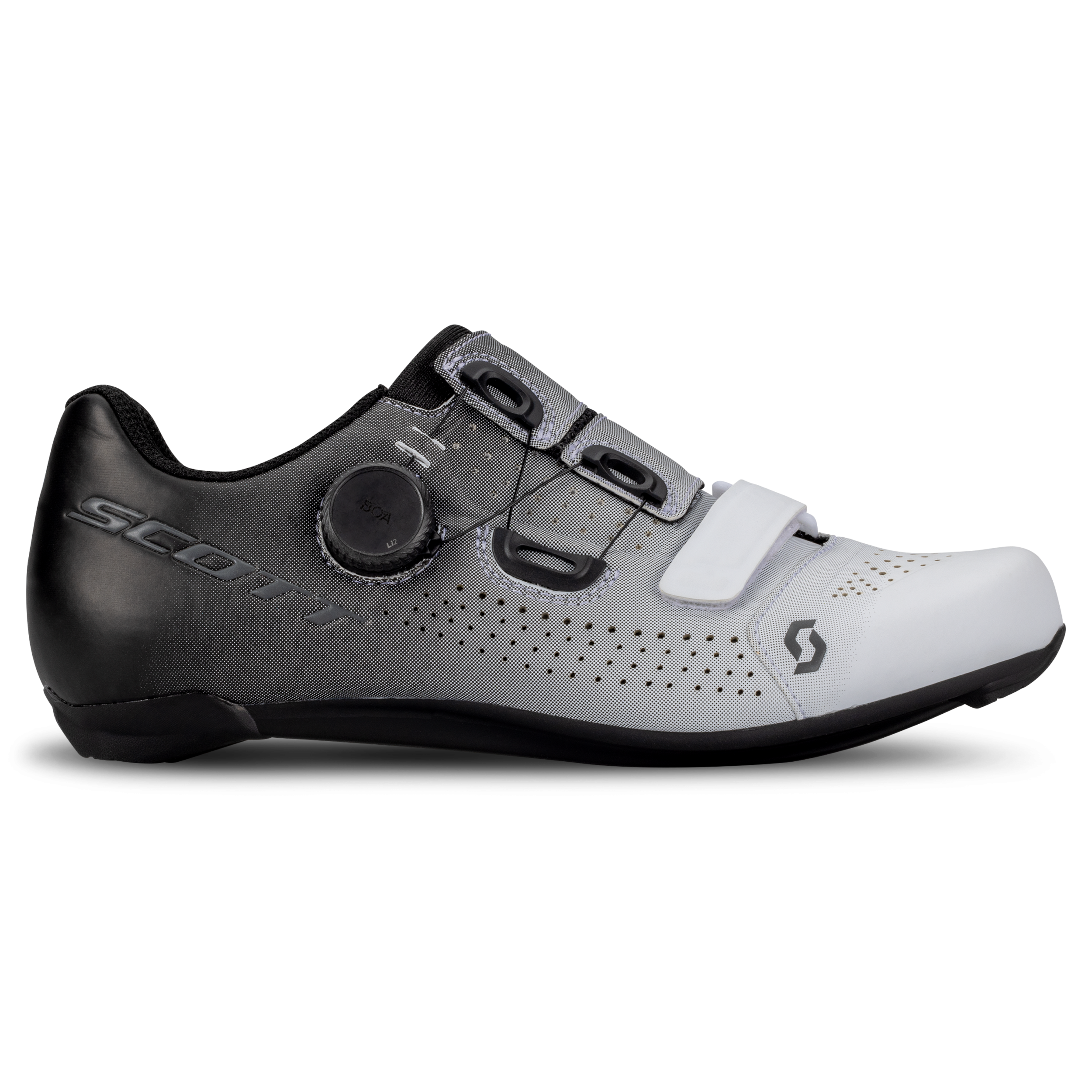 SCOTT SCO Shoe Ws Road Team Boa black fade/white Fahrradschuhe SCOTT