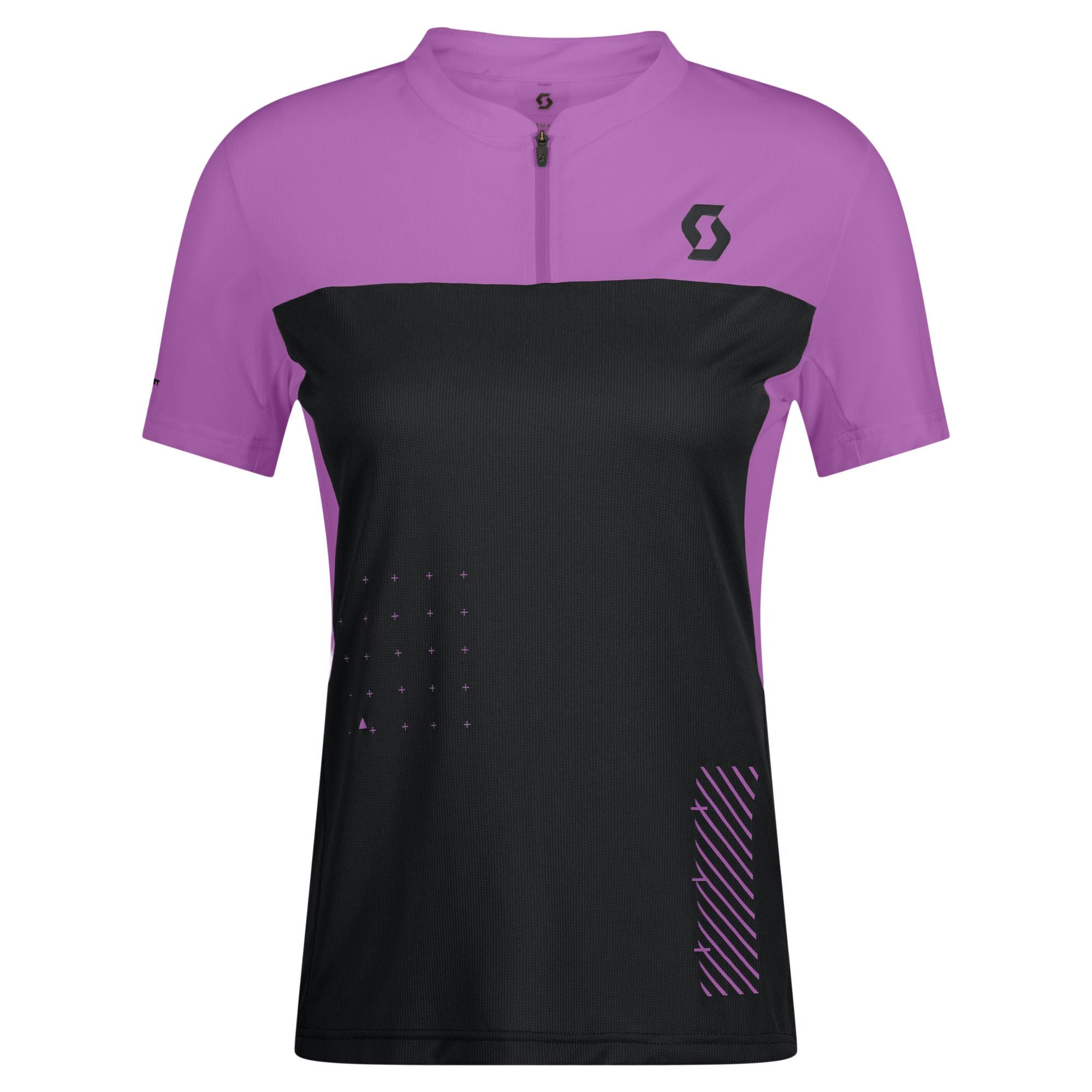 SCOTT SCO Tee W's Trail Vertic Zip SS Fahrradtrikots SCOTT