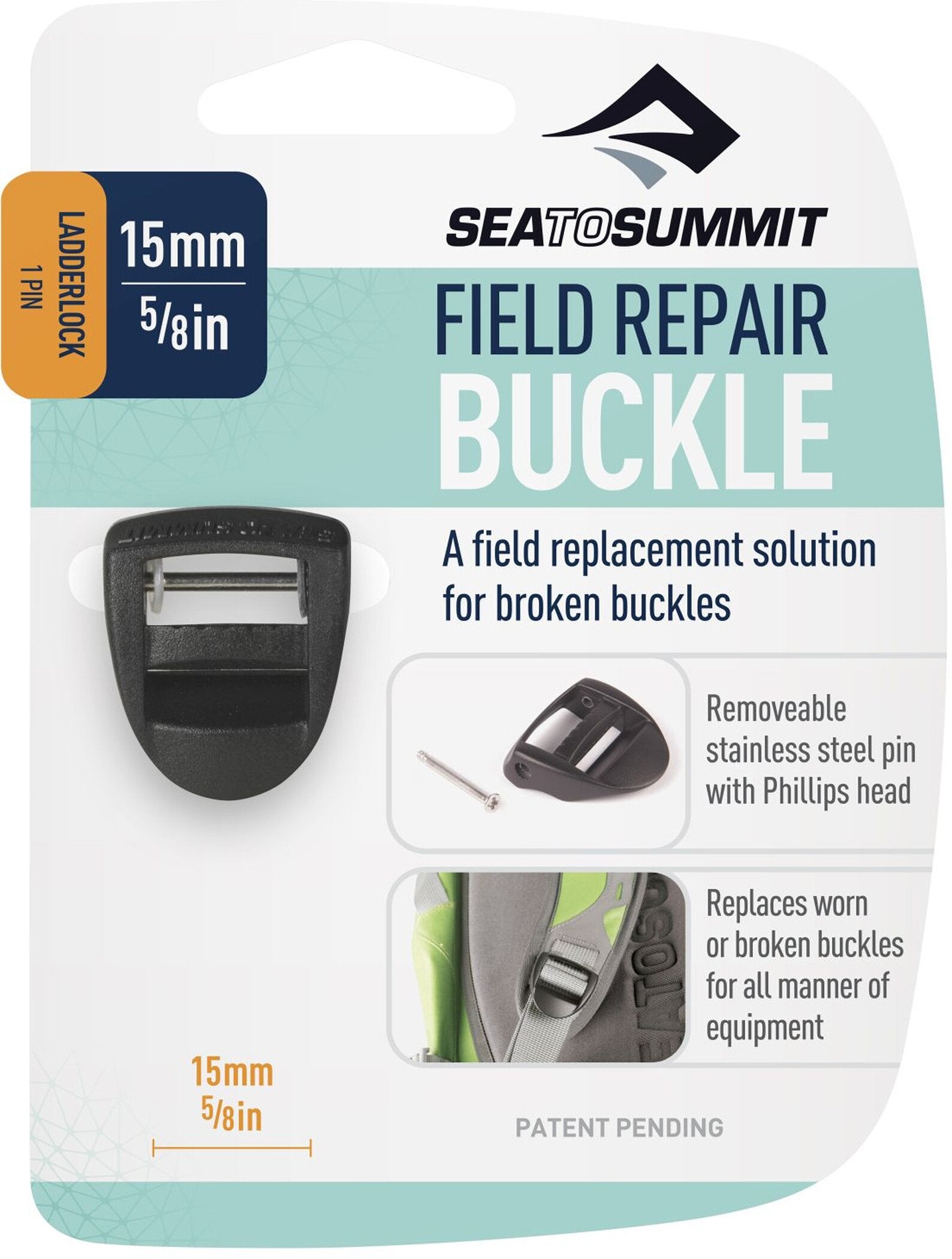 SEA TO SUMMIT Field Repair Buckle - 15mm Ladderlo Rucksäcke SEA TO SUMMIT