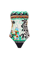 SEAFOLLY ATLANTIS Bandeau One Piece Badeanzug SEAFOLLY Ecru Ecru 38
