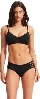 SEAFOLLY S.Collective Hybrid Bralette Black Bikini SEAFOLLY Black 36